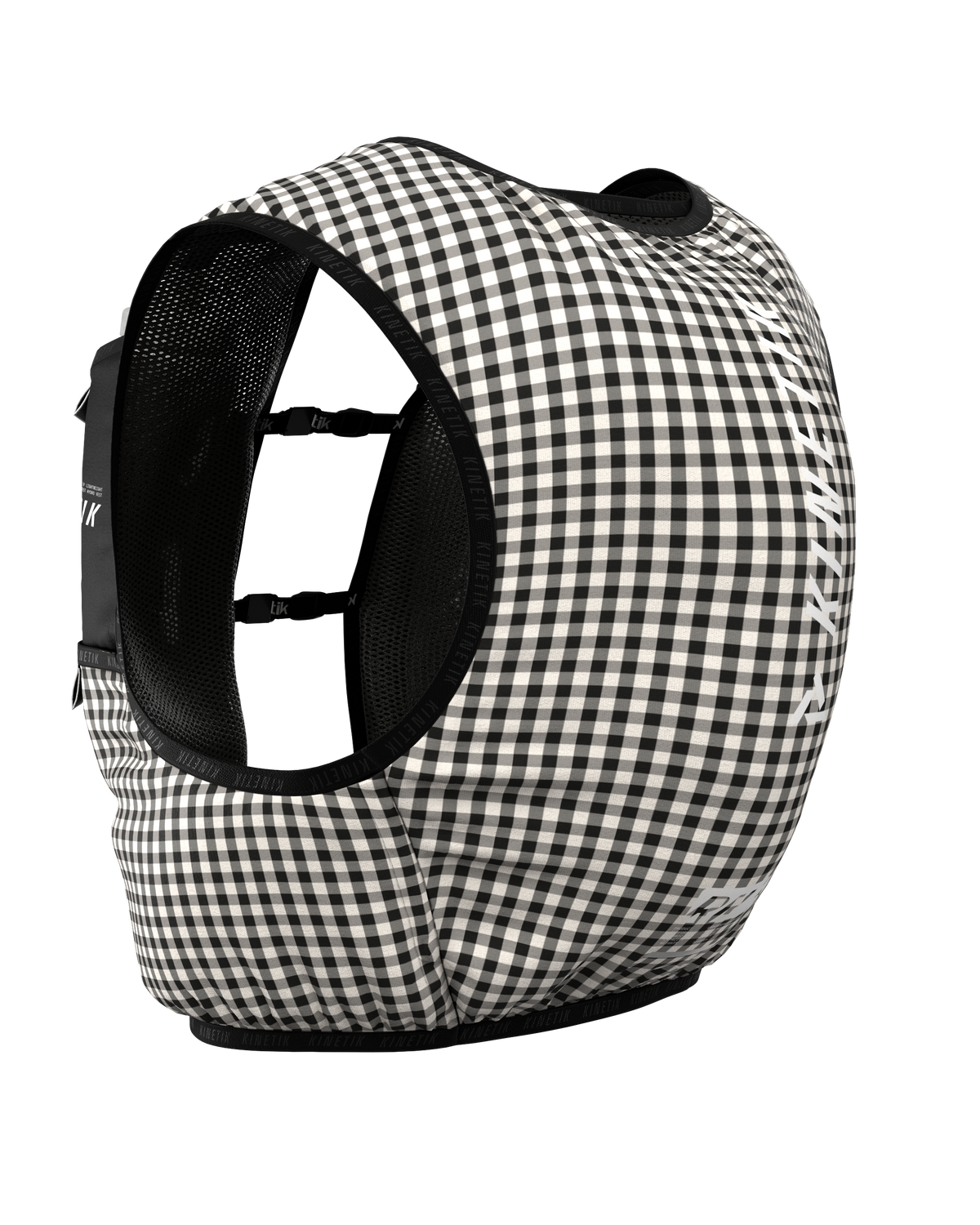 SAC RK3 VICHY VELOURS BLACK - Sacs Hydratation trail-running - 4 - kinetik-adrenalink