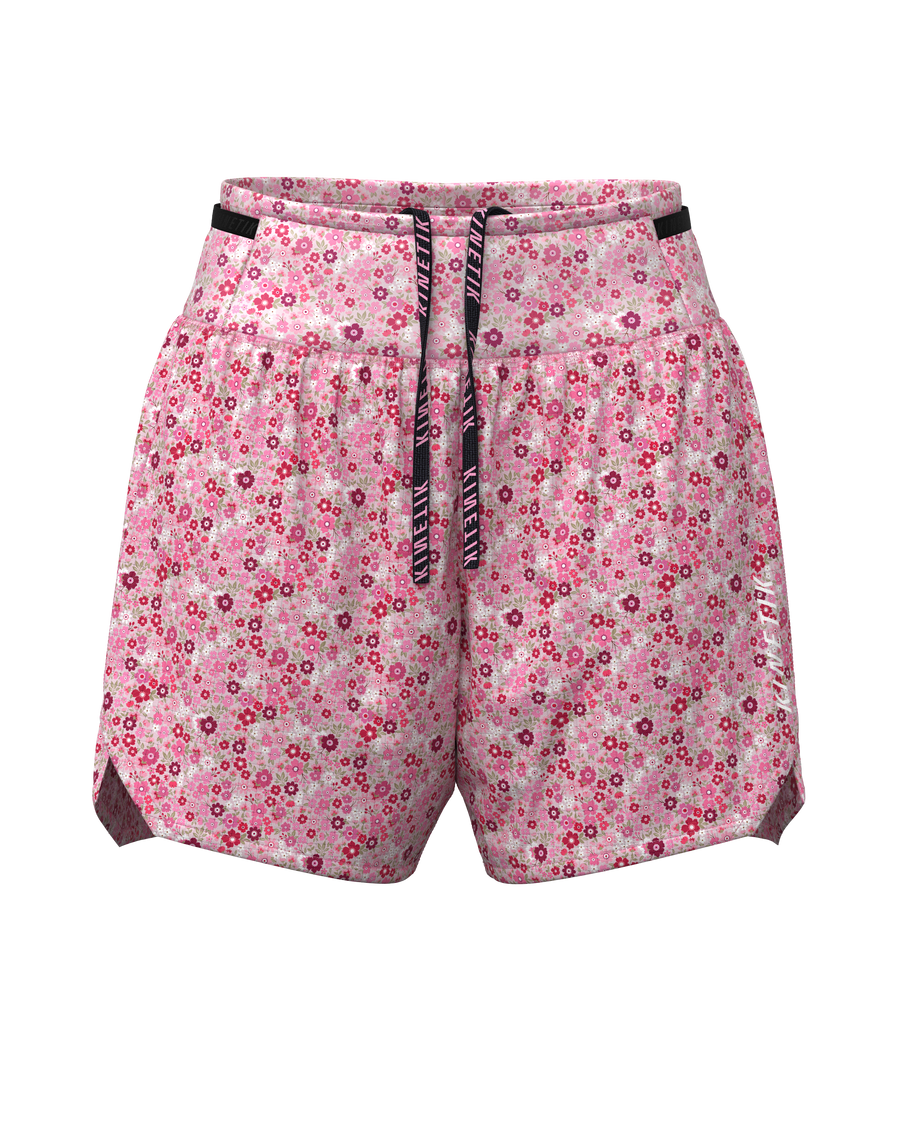 AEROK 5 FLORAL MELLOW ROSE - Shorts trail-running - 3 - kinetik-adrenalink