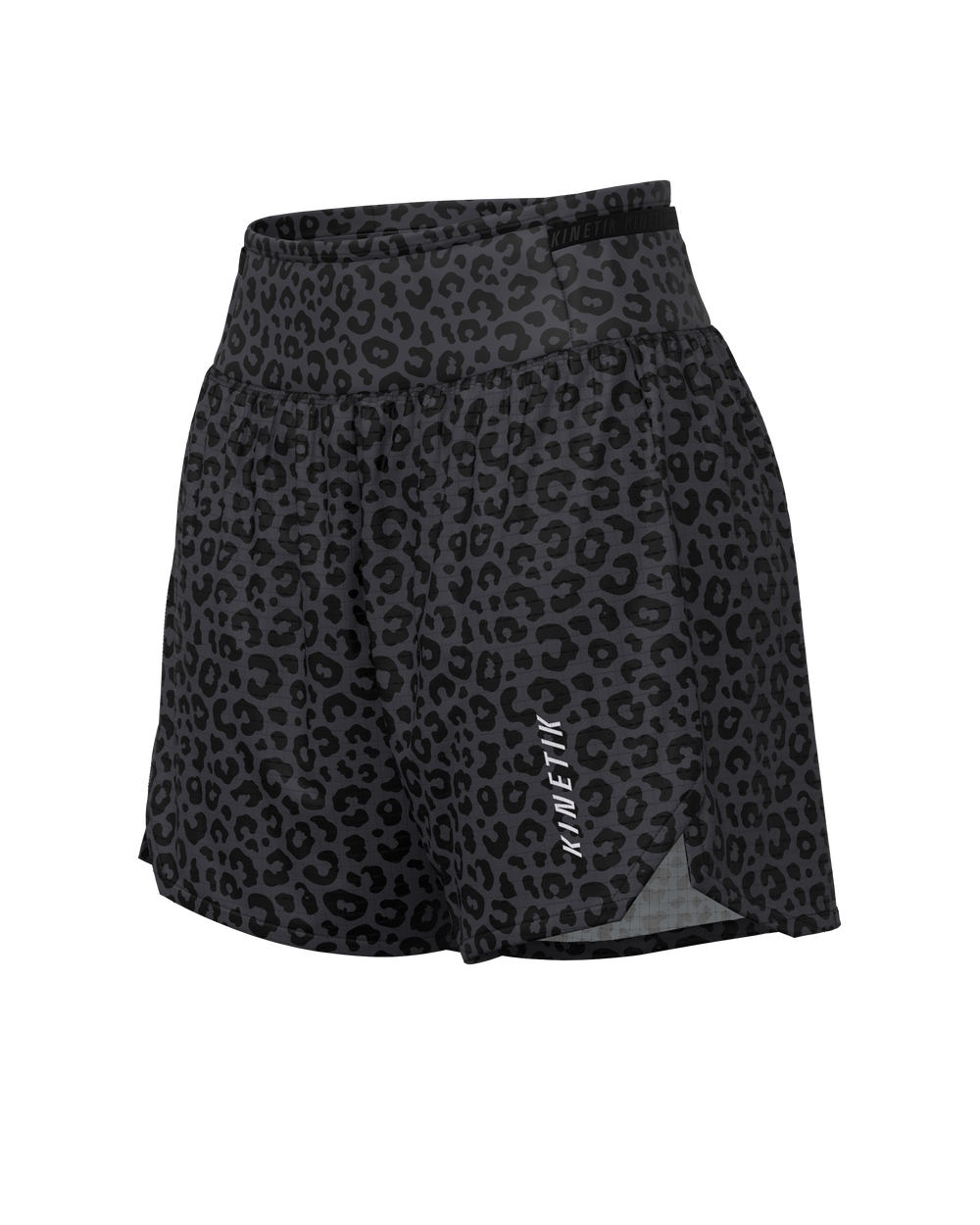 AEROK 5 LEOPARD BLACK COFFEE - Shorts trail-running - 1 - kinetik-adrenalink