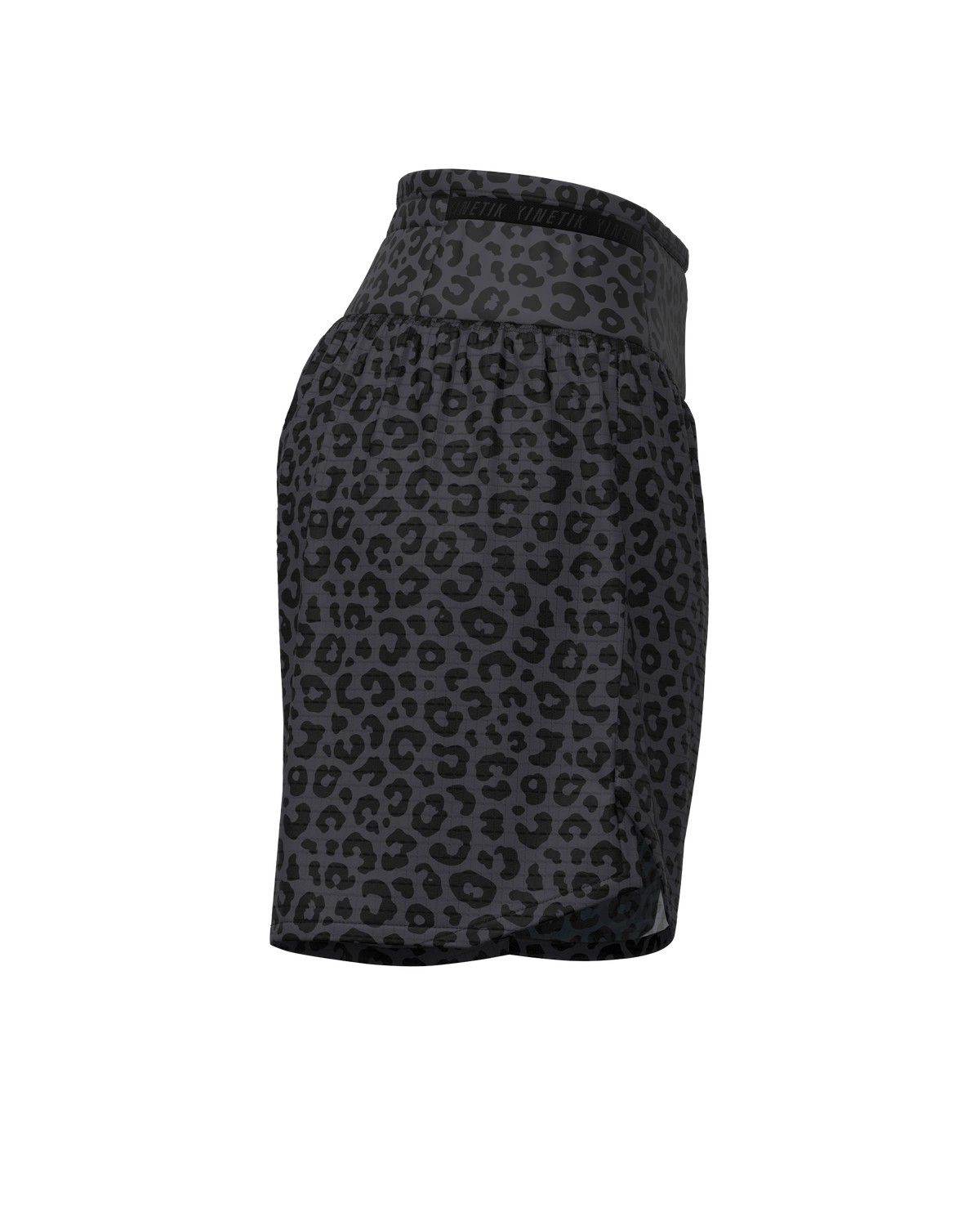 AEROK 5 LEOPARD BLACK COFFEE - Shorts trail-running - 5 - kinetik-adrenalink