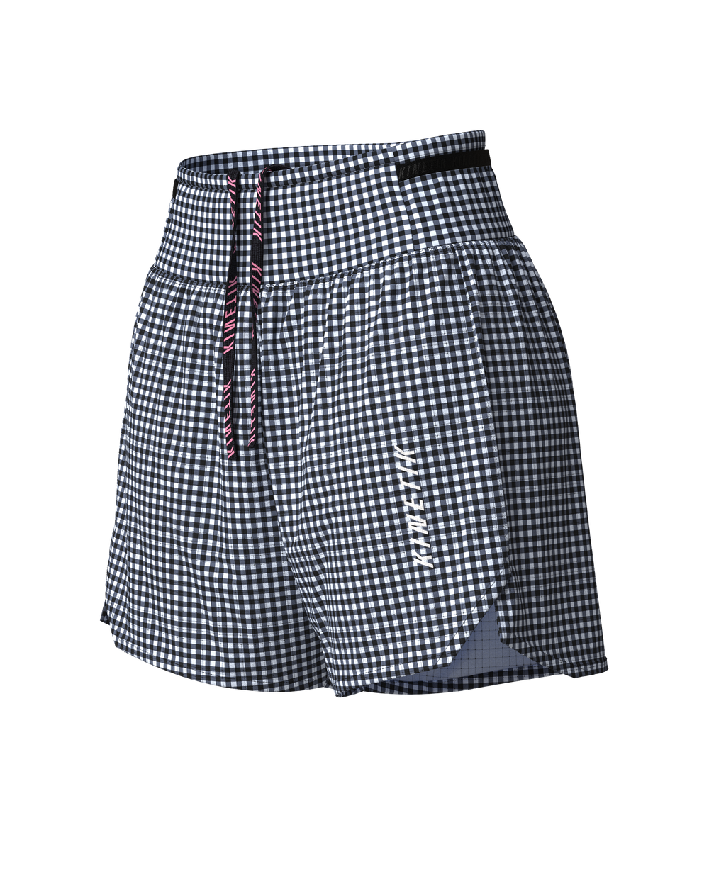 AEROK 5 VICHY VELOUR BLACK - Shorts trail-running - 1 - kinetik-adrenalink