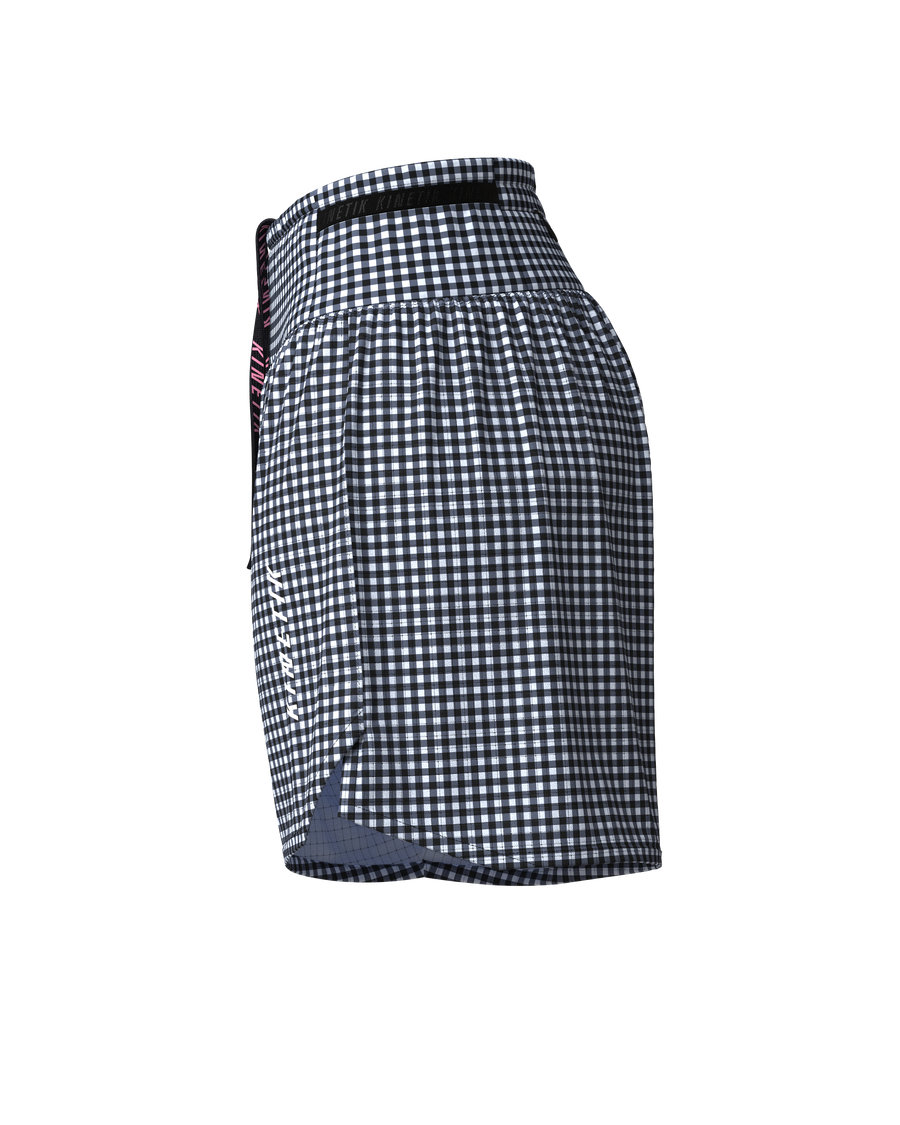 AEROK 5 VICHY VELOUR BLACK - Shorts trail-running - 3 - kinetik-adrenalink
