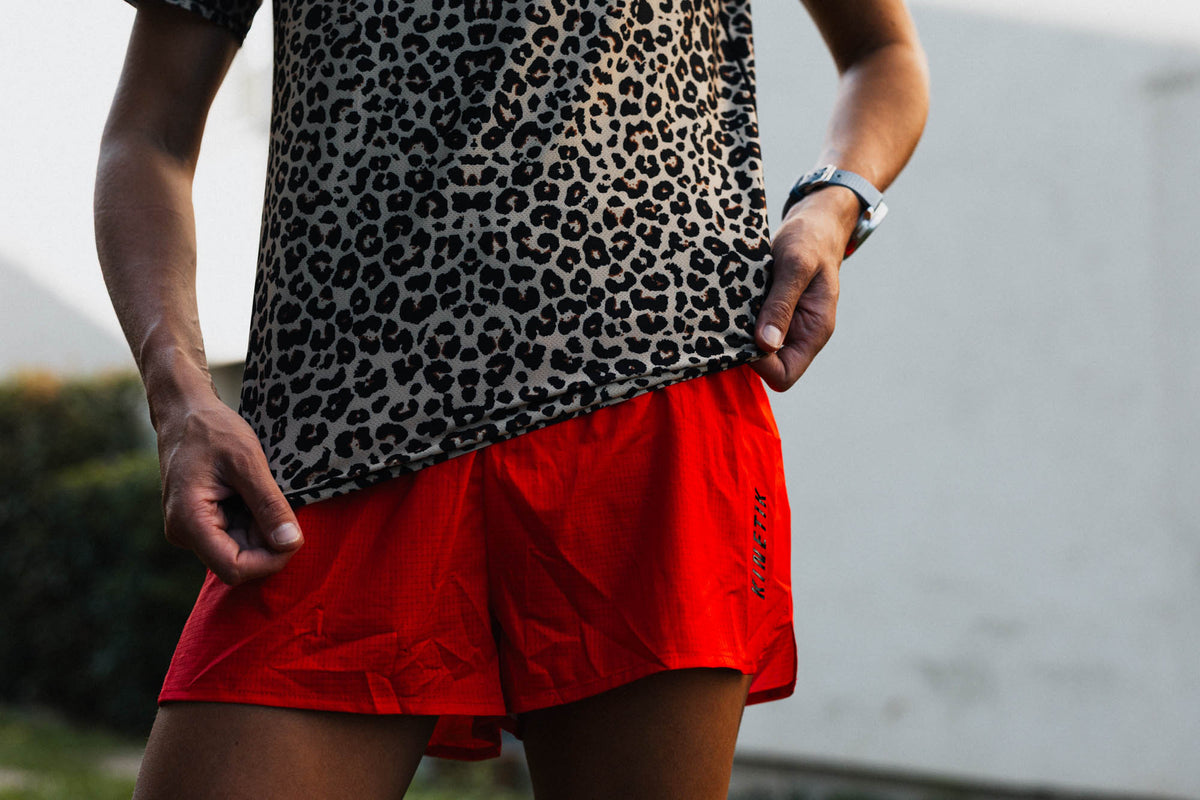 AEROK 5 WOMEN RACING RED - Shorts trail-running - 7 - kinetik-adrenalink