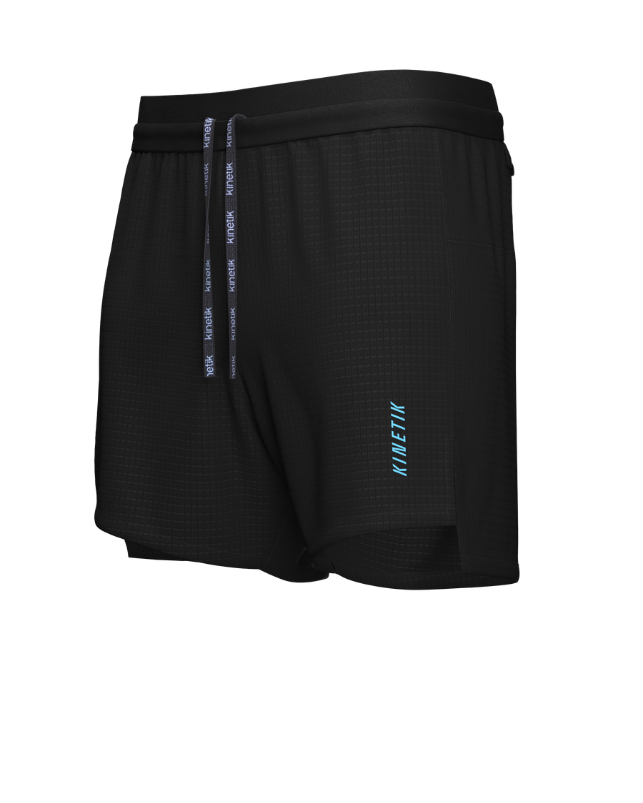 AEROK 6 BLACK BEAUTY - Shorts trail-running - 1 - kinetik-adrenalink