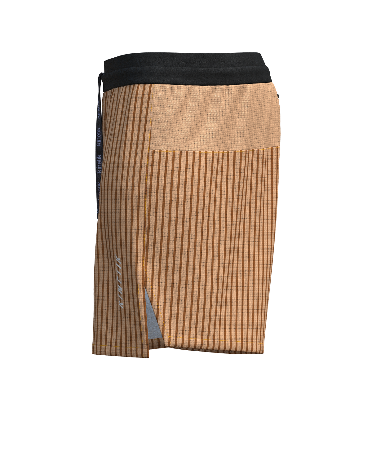 AEROK 6 MEN COLOR STRIPE METALLIC BRONZE - Shorts trail-running - 15 - kinetik-adrenalink