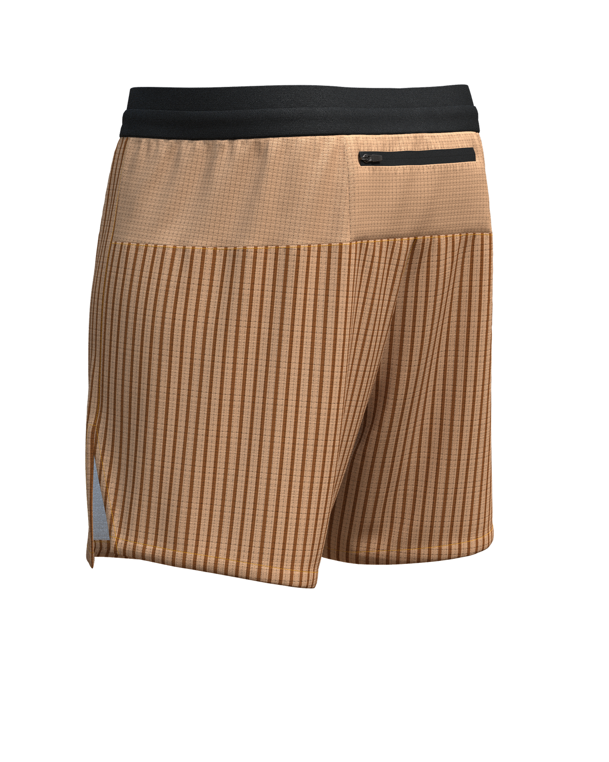AEROK 6 MEN COLOR STRIPE METALLIC BRONZE - Shorts trail-running - 16 - kinetik-adrenalink