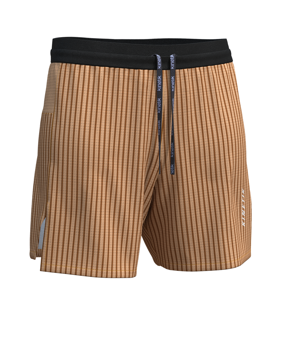 AEROK 6 MEN COLOR STRIPE METALLIC BRONZE - Shorts trail-running - 21 - kinetik-adrenalink