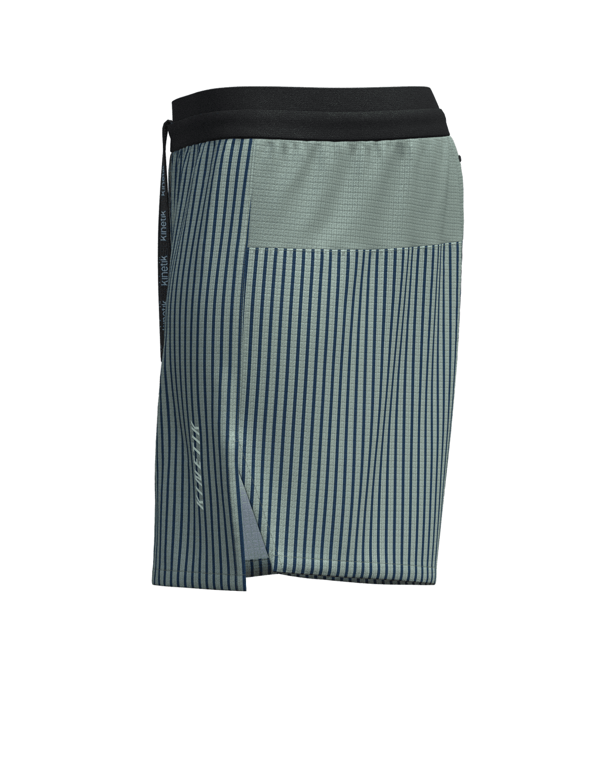 AEROK 6 MEN COLOR STRIPE OLIVINE - Shorts trail-running - 8 - kinetik-adrenalink
