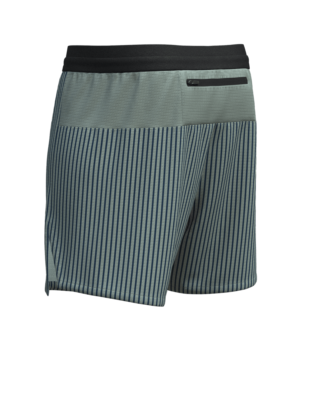 AEROK 6 MEN COLOR STRIPE OLIVINE - Shorts trail-running - 9 - kinetik-adrenalink