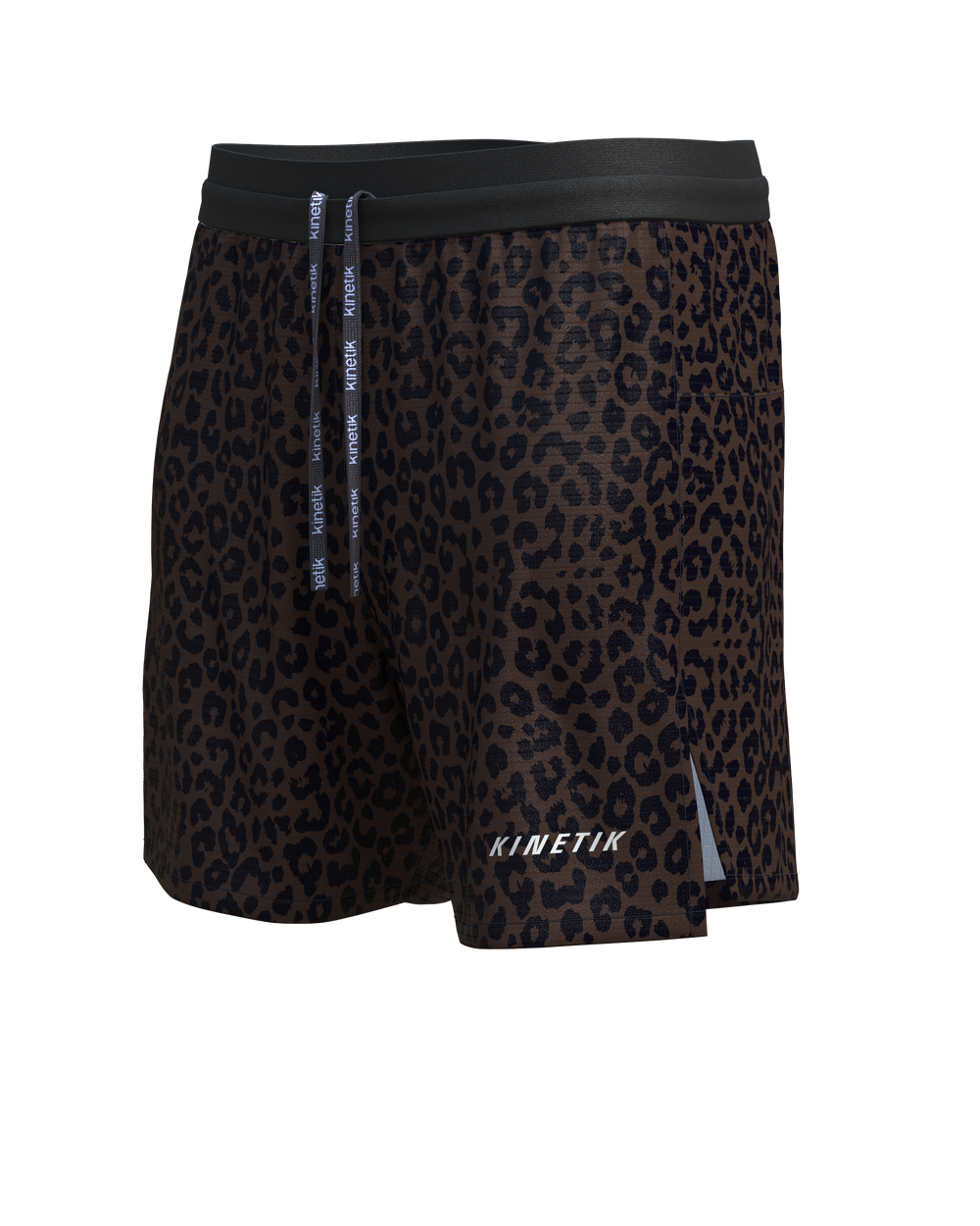 AEROK 6 MEN LEOPARD TIRAMISU - Shorts trail-running - 1 - kinetik-adrenalink