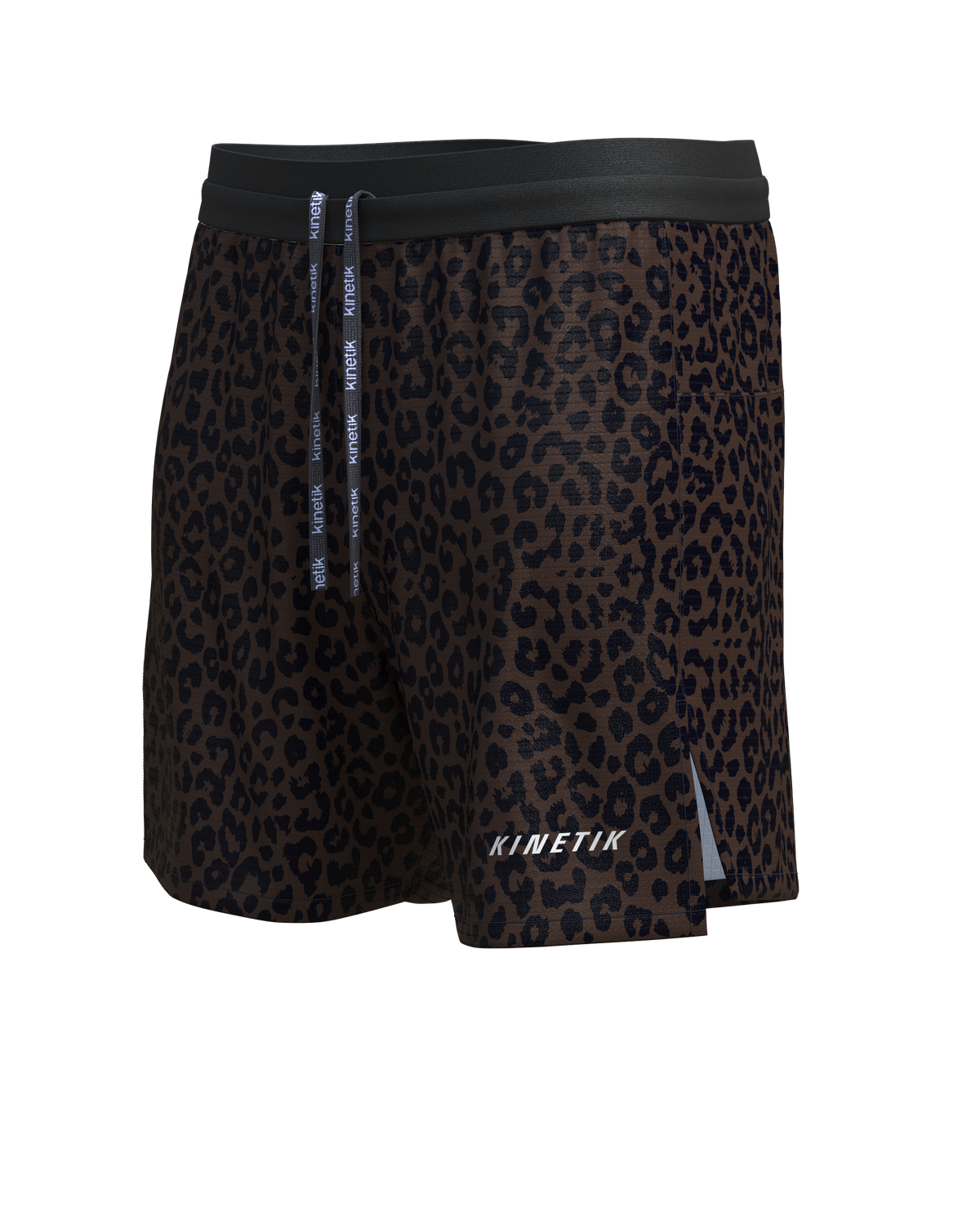 AEROK 6 MEN LEOPARD TIRAMISU - Shorts trail-running - 1 - kinetik-adrenalink