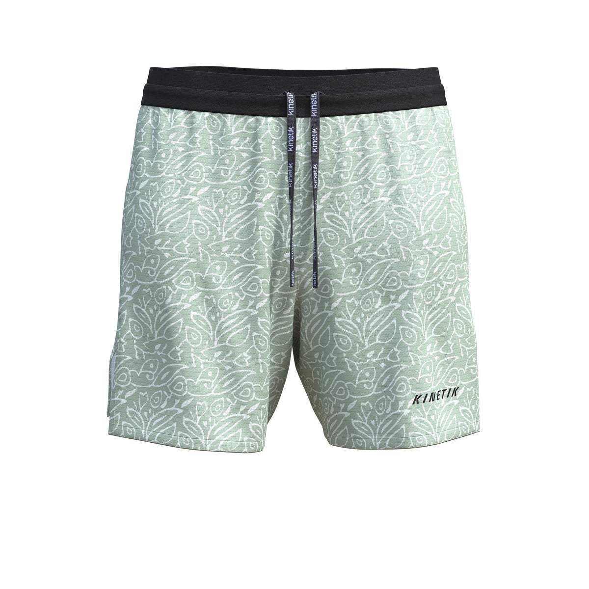 AEROK 6 Men's Linden Leaf Multi-Pocket Short Trail Running Shorts, Kinetik, Adrenalink