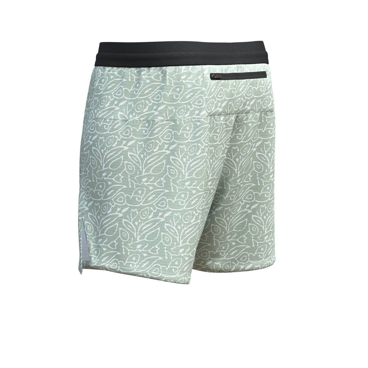 AEROK 6 Men's Linden Leaf Multi-Pocket Short Trail Running Shorts, Kinetik, Adrenalink
