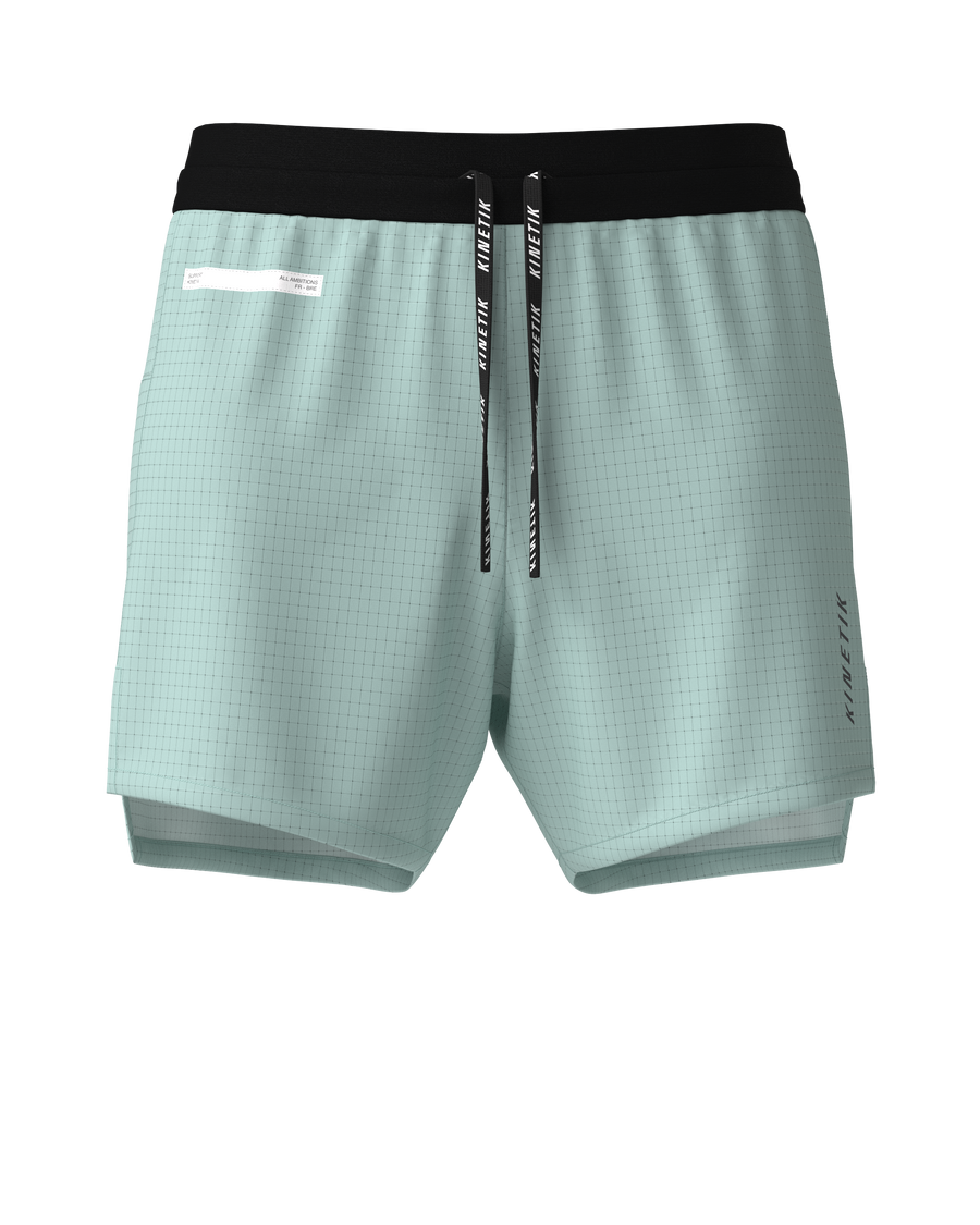 AEROK MEN SAA MINT - Pantalones cortos de trail running - 3 - kinetik