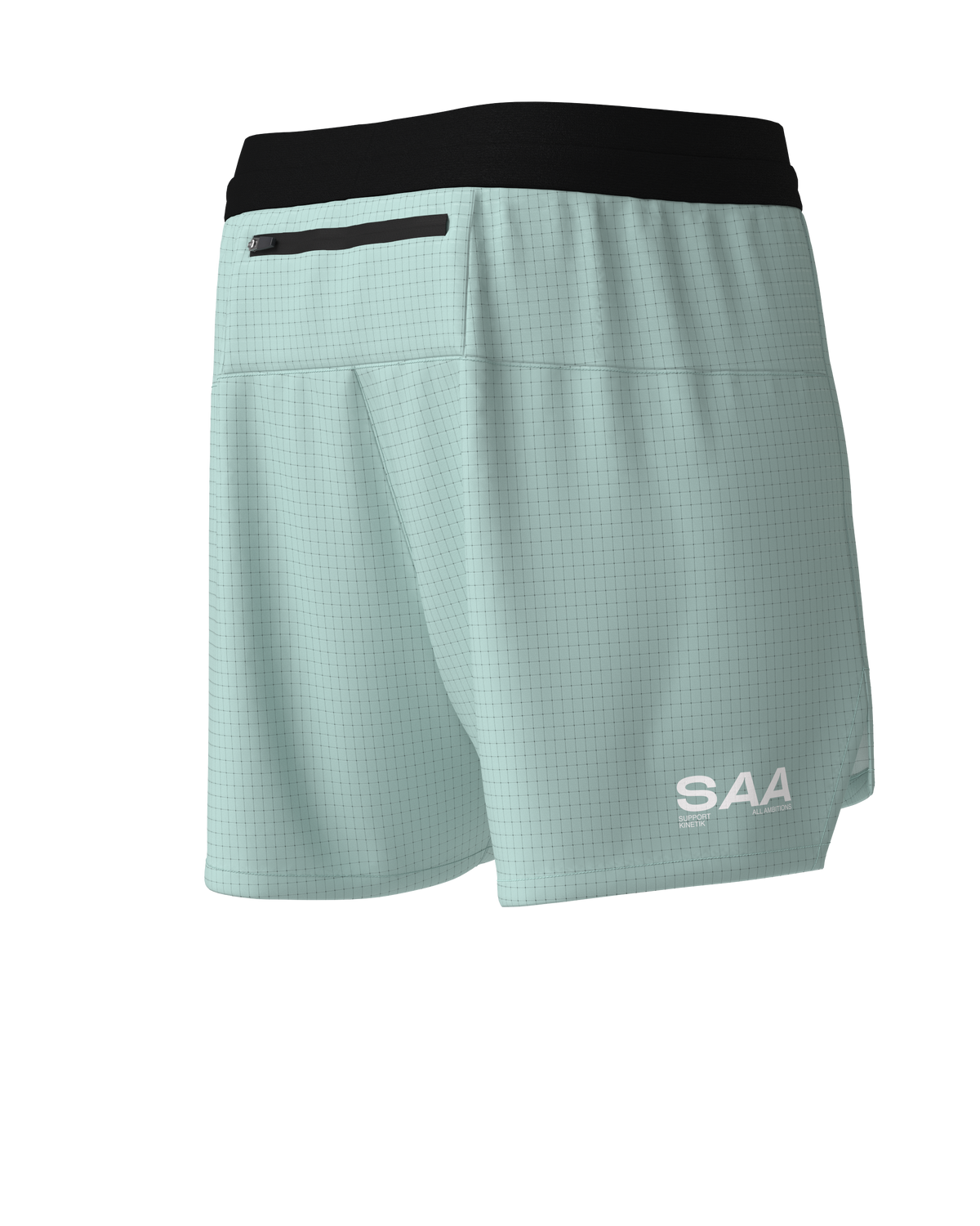 AEROK  MEN MINT - Trail Running Shorts - 6 - kinetik
