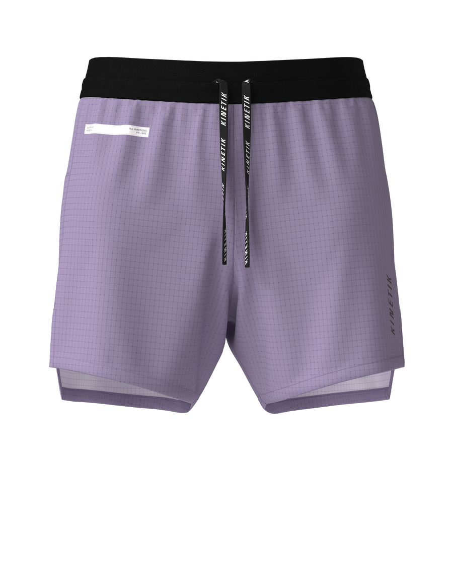 AEROK MEN SAA PURPLE - Pantalones cortos de trail running - 3 - kinetik