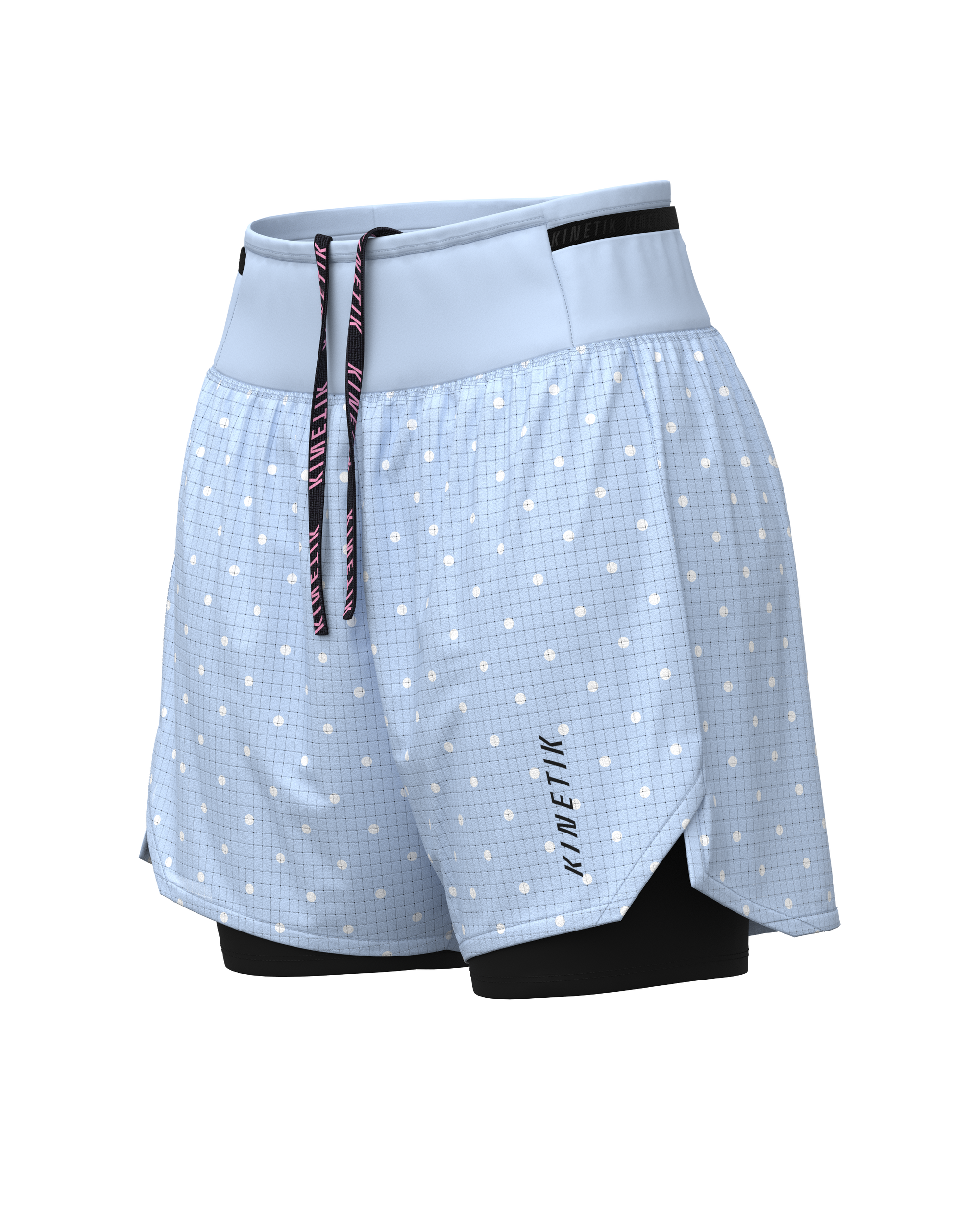 AEROK ULTRA TRAIL DOTY BLUSH BLUE - Shorts trail-running - 1 - kinetik-adrenalink
