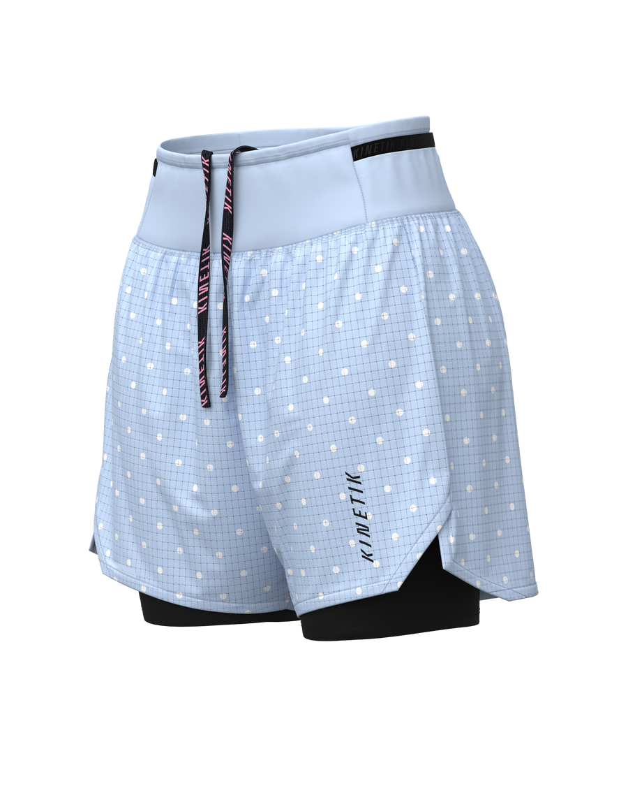 AEROK ULTRA TRAIL DOTY BLUSH BLUE - Shorts trail-running - 1 - kinetik-adrenalink