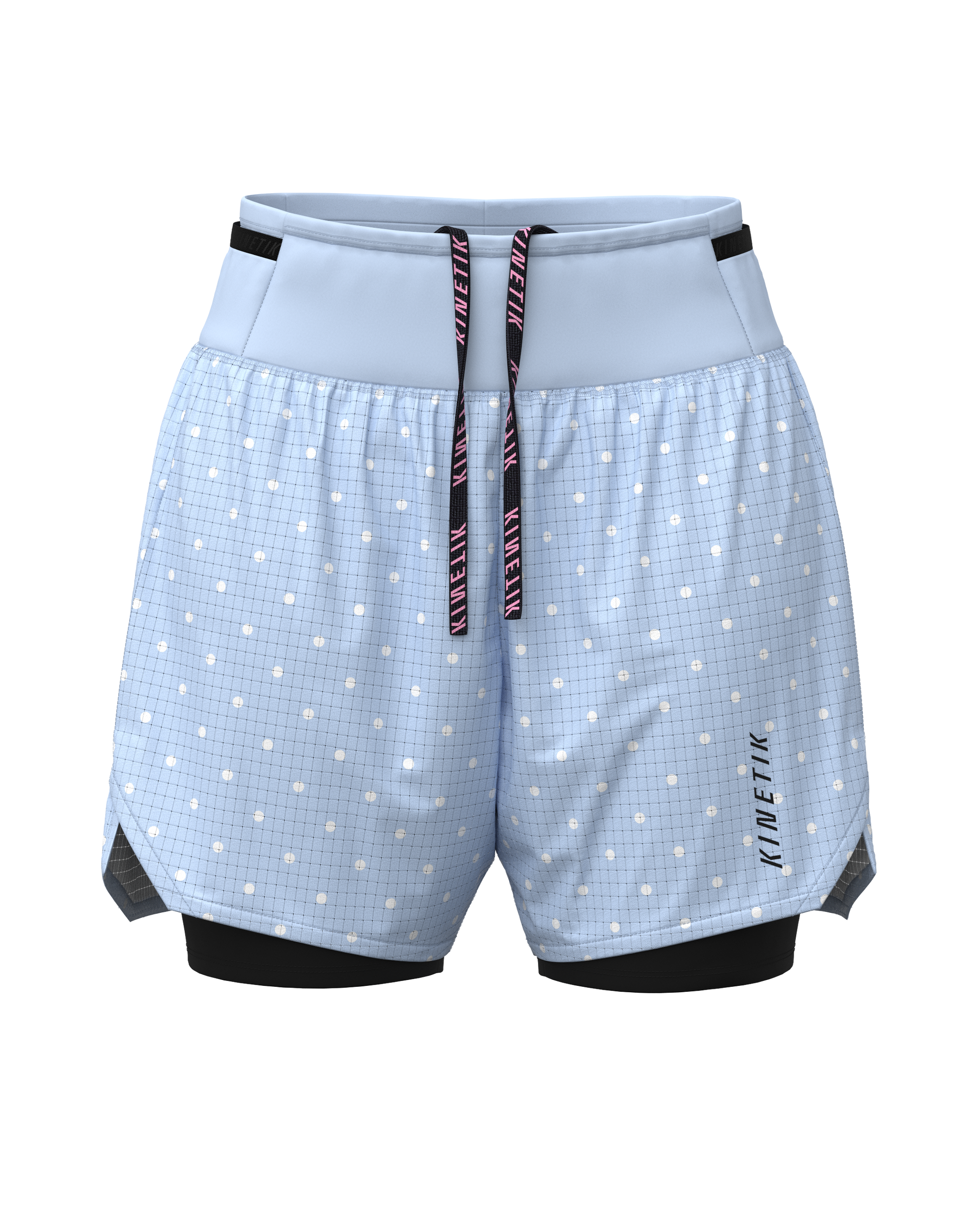 AEROK ULTRA TRAIL DOTY BLUSH BLUE - Shorts trail-running - 3 - kinetik-adrenalink