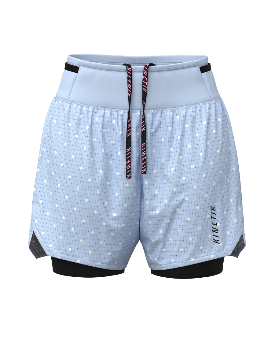 AEROK ULTRA TRAIL DOTY BLUSH BLUE - Shorts trail-running - 3 - kinetik-adrenalink