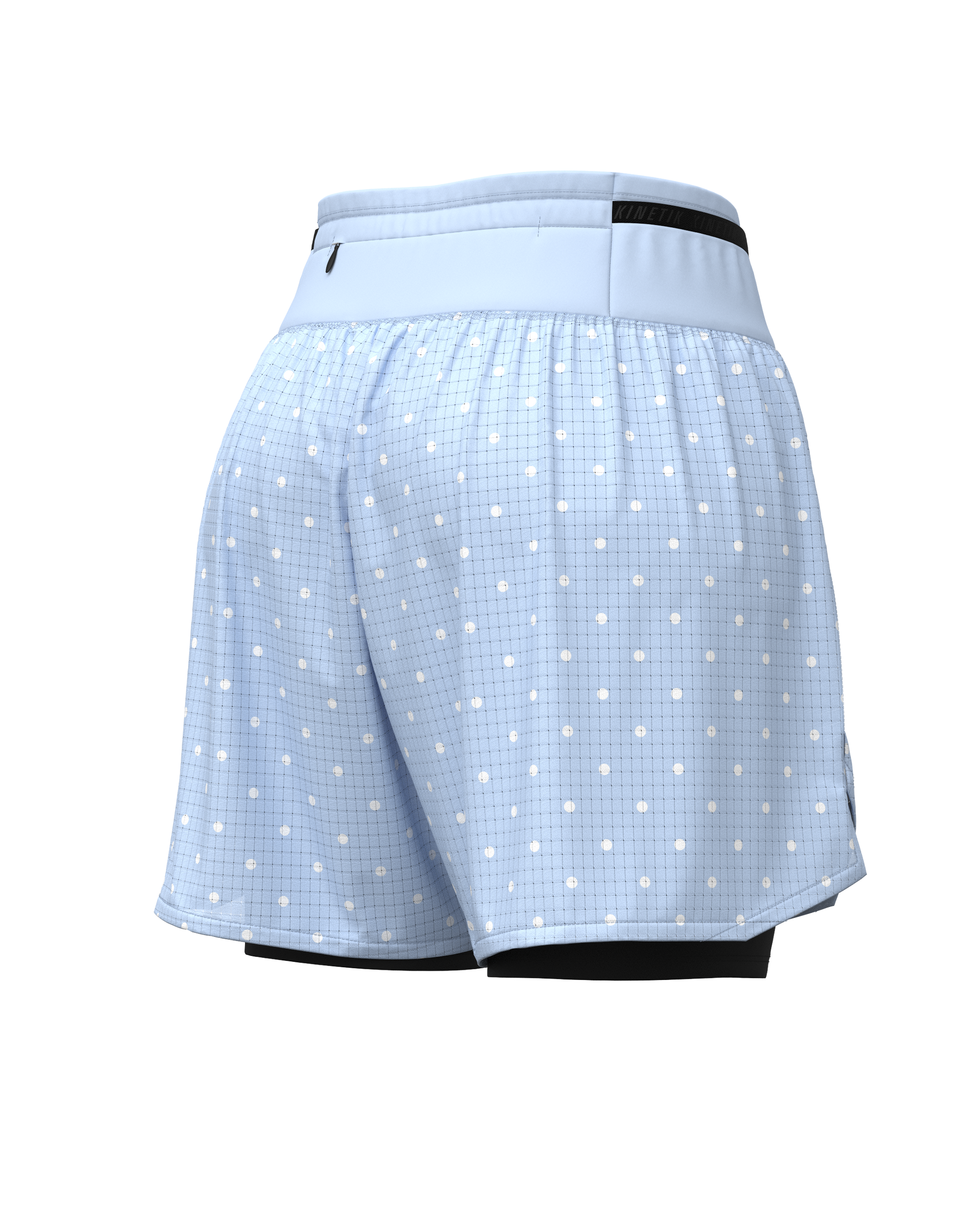 AEROK ULTRA TRAIL DOTY BLUSH BLUE - Shorts trail-running - 6 - kinetik-adrenalink