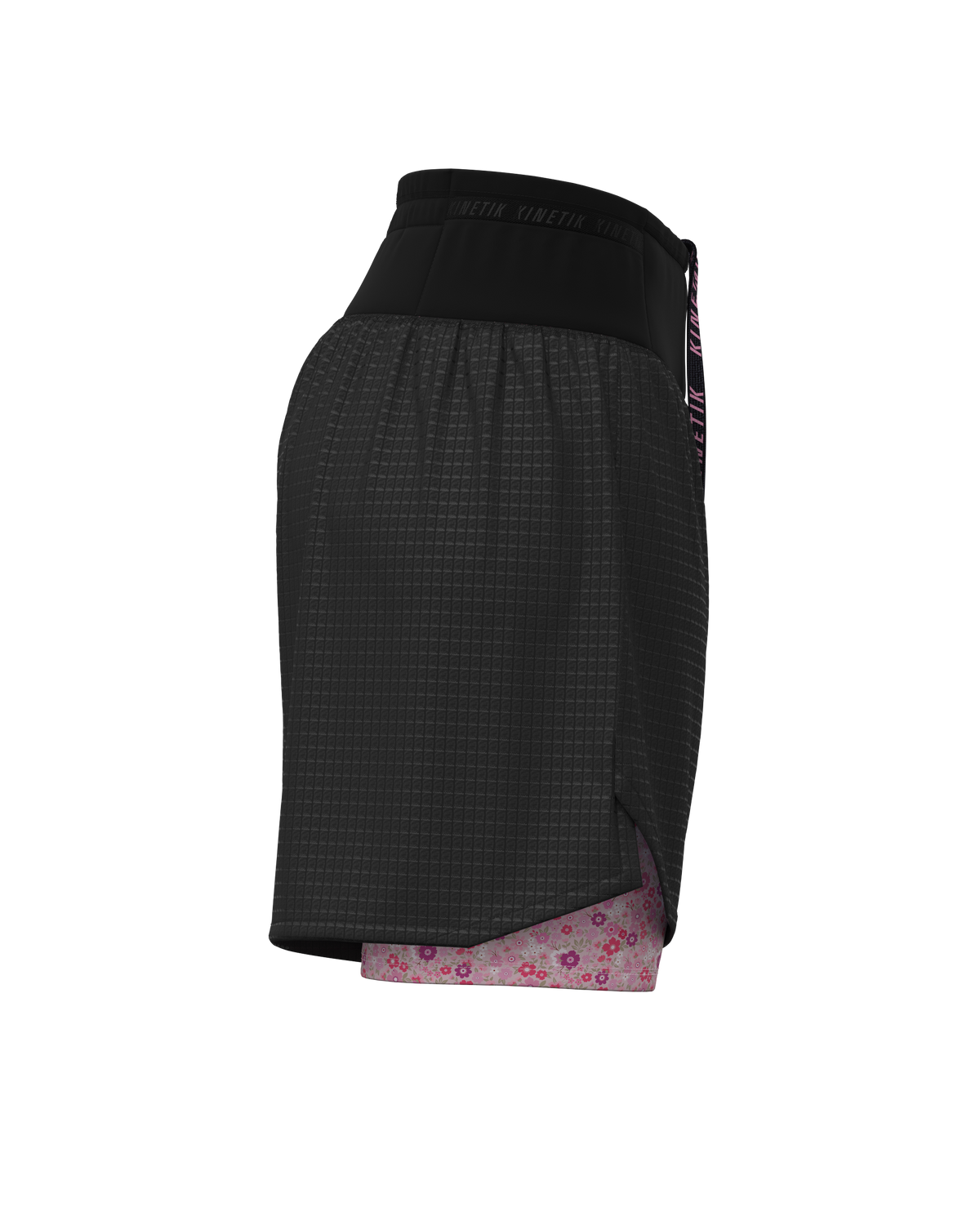 AEROK ULTRA TRAIL FLORAL BLACK - Shorts trail-running - 5 - kinetik-adrenalink