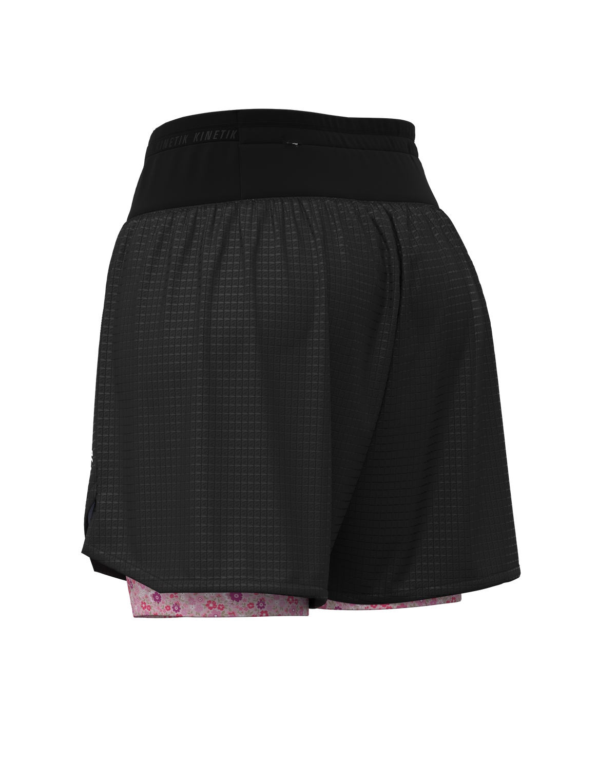AEROK ULTRA TRAIL FLORAL BLACK - Shorts trail-running - 8 - kinetik-adrenalink