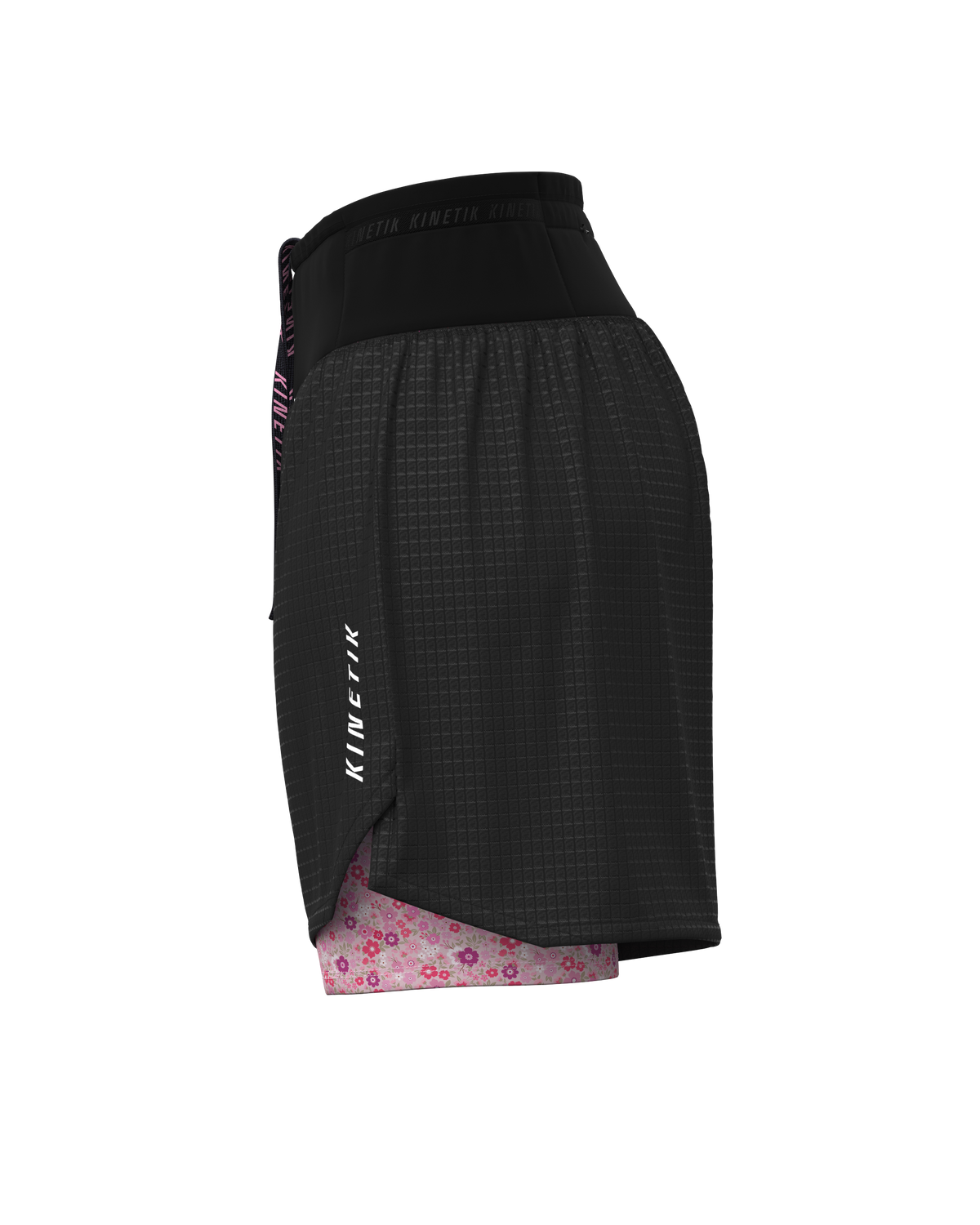 AEROK ULTRA TRAIL FLORAL BLACK - Shorts trail-running - 9 - kinetik-adrenalink