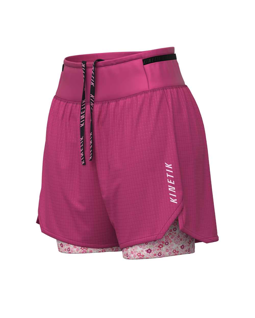 AEROK ULTRA TRAIL FLORAL MELLOW ROSE - Shorts trail-running - 1 - kinetik-adrenalink