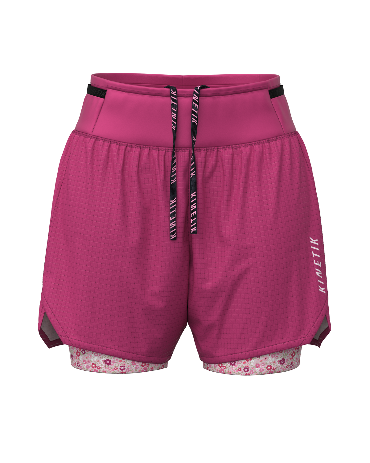AEROK ULTRA TRAIL FLORAL MELLOW ROSE - Shorts trail-running - 3 - kinetik-adrenalink