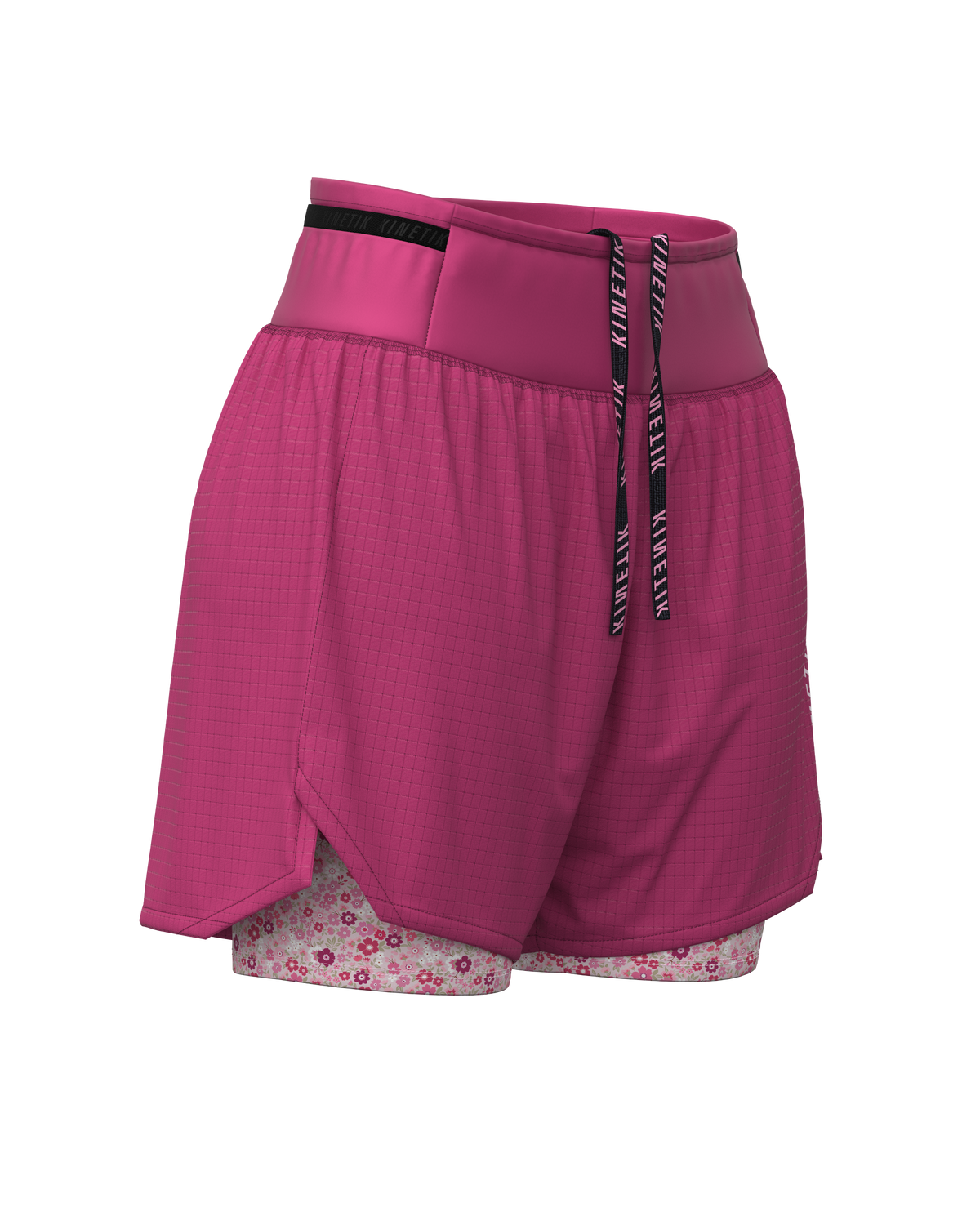 AEROK ULTRA TRAIL FLORAL MELLOW ROSE - Shorts trail-running - 4 - kinetik-adrenalink