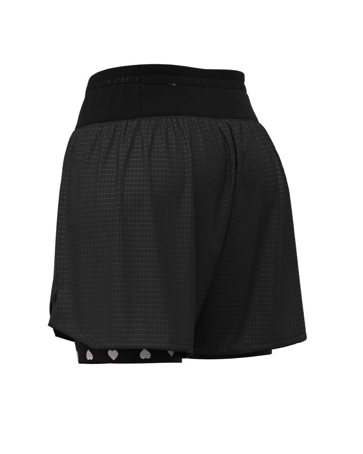 AEROK ULTRA TRAIL HEARTRUNNEUSE BLACK - Shorts trail-running - 8 - kinetik-adrenalink