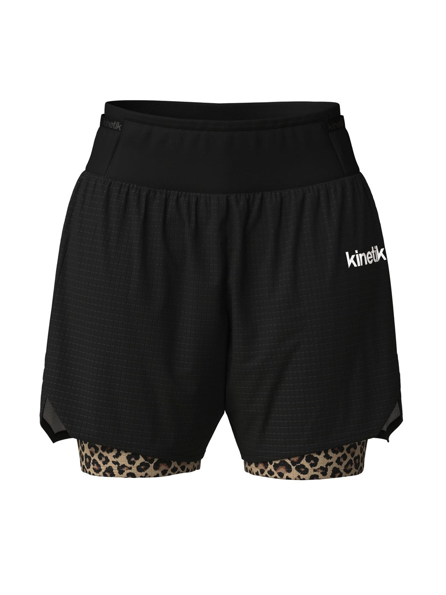 AEROK ULTRA TRAIL LEOPARD - Shorts trail-running - 3 - kinetik-adrenalink