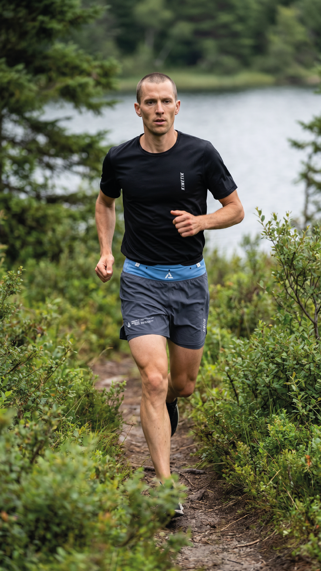 KAIRN 7 NAVAL - Trail Running Shorts - 2 - kinetik