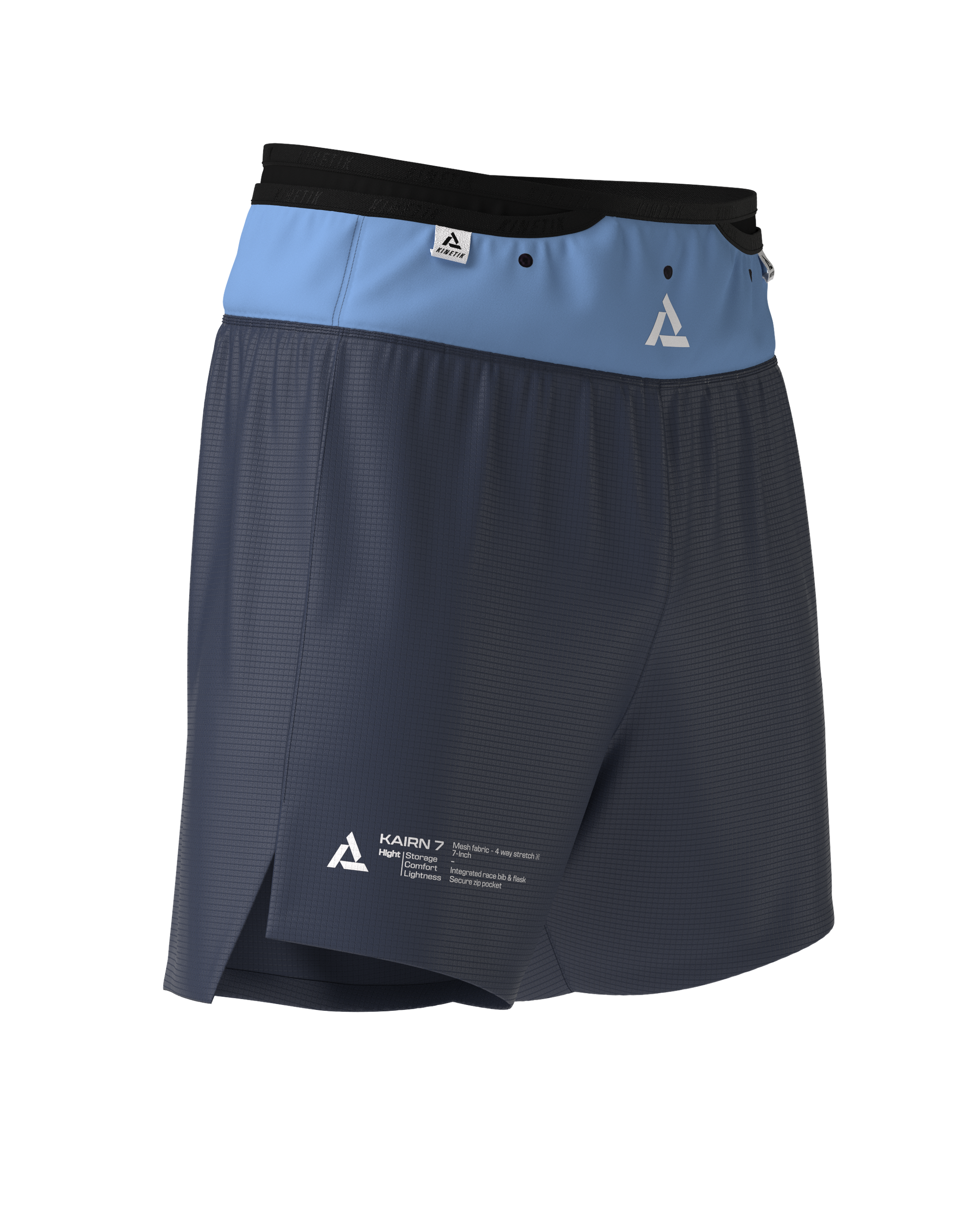 KAIRN 7 NAVAL - Trail Running Shorts - 4 - kinetik