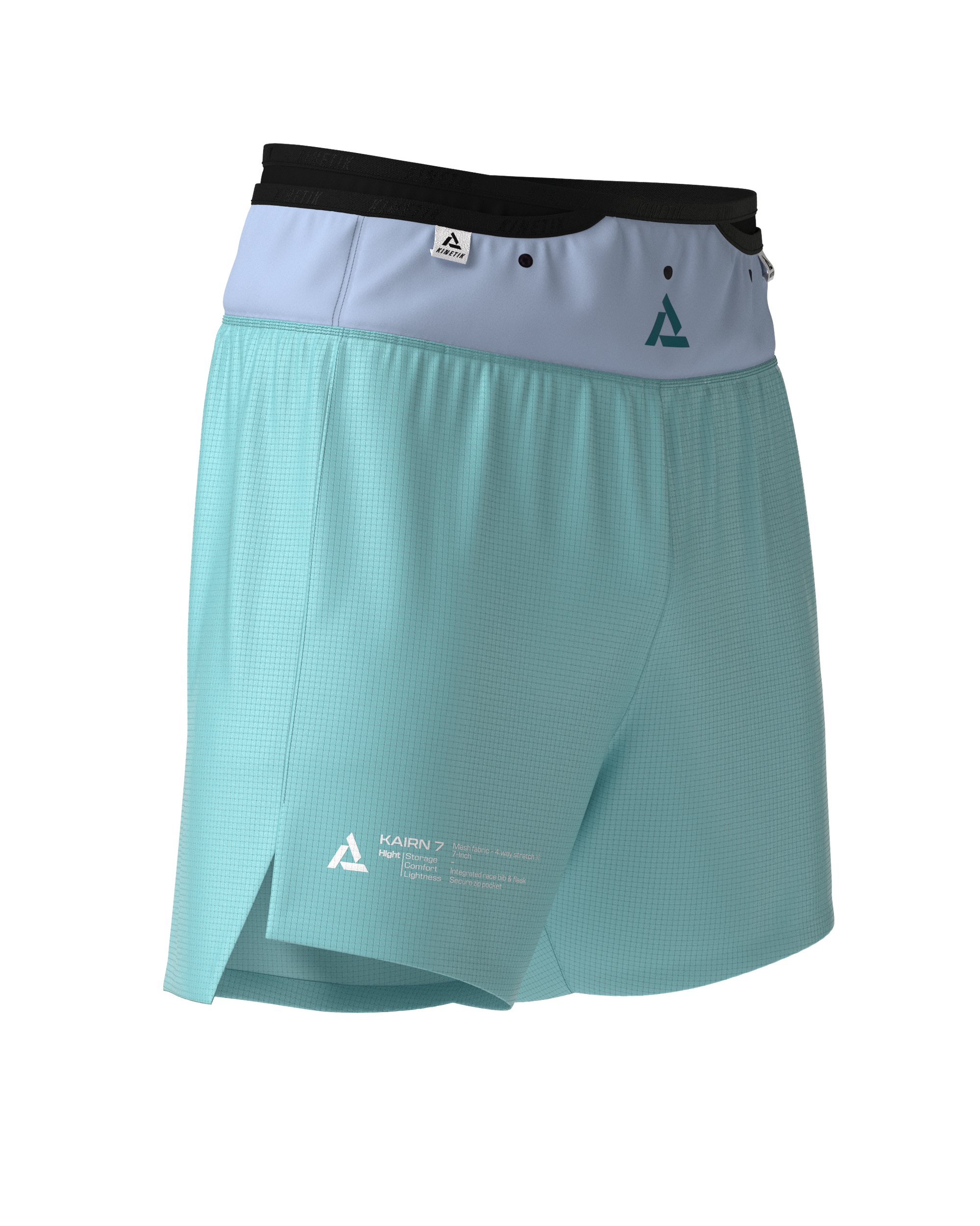 KAIRN 7 OPAL BLUE - Shorts trail-running - 4 - kinetik-adrenalink