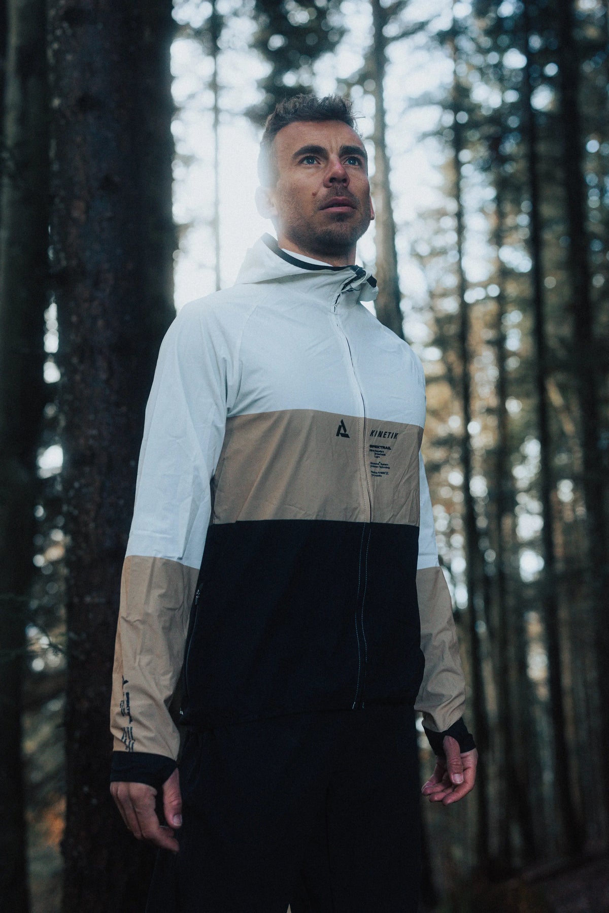 Men's Spektrail Macadamia trail running jacket - Kinetik Adrenalink