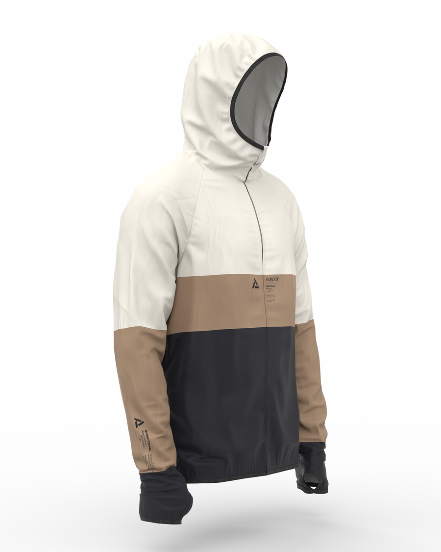 JACKET MEN SPEKTRAIL MACADAMIA - Vestes trail-running - 3 - kinetik-adrenalink