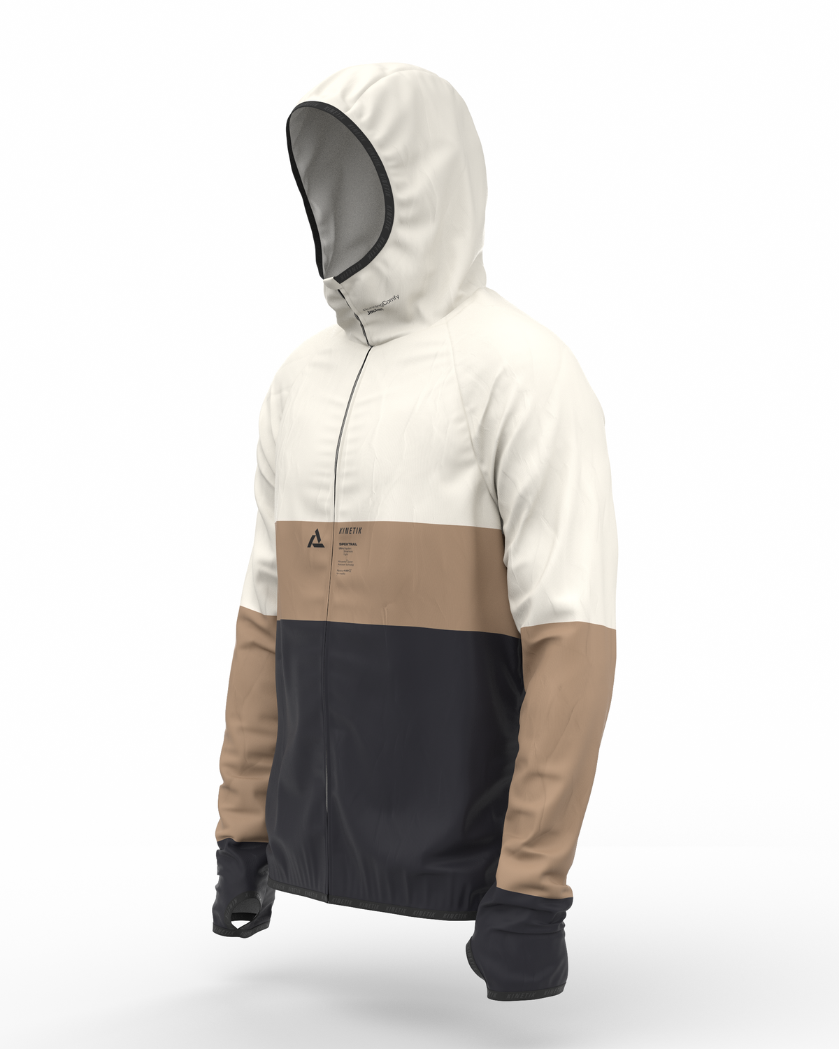 Men's Spektrail Macadamia trail running jacket - Kinetik Adrenalink