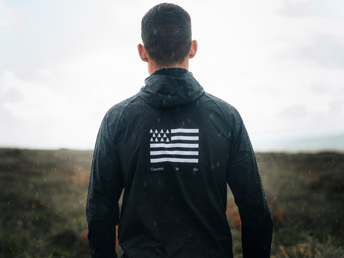 JACKET MEN SPEKTRAIL RDK BZH FLAG BLACK - Vestes trail-running - 2 - kinetik-adrenalink