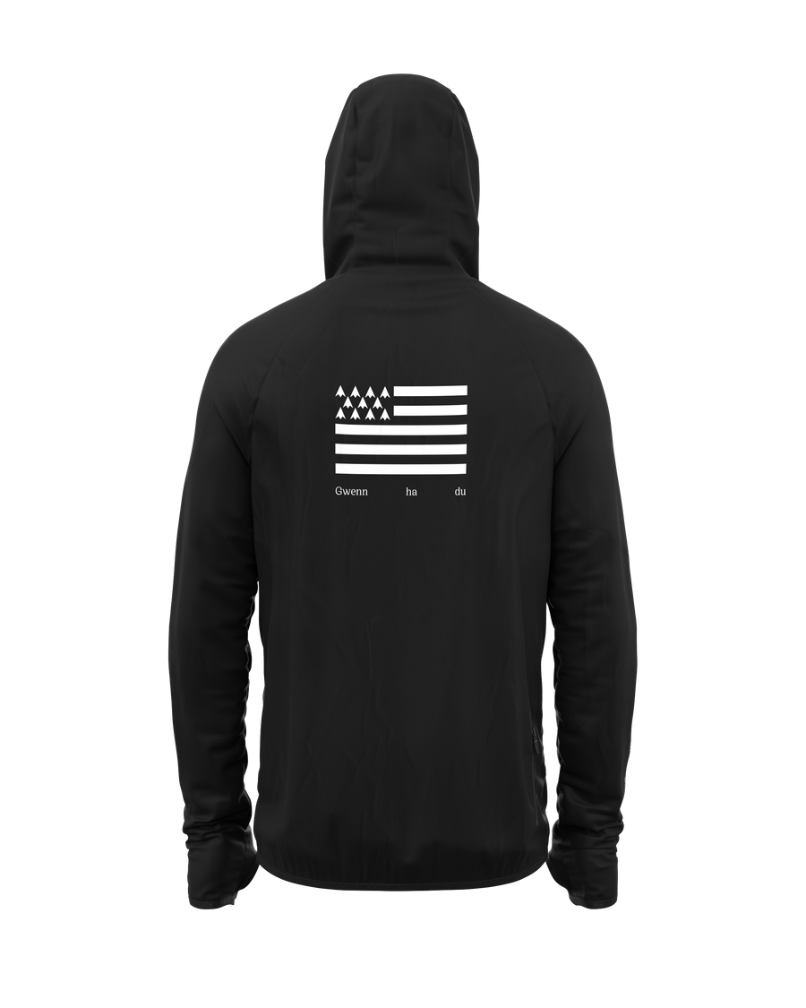 JACKET MEN SPEKTRAIL RDK BZH FLAG BLACK - Vestes trail-running - 3 - kinetik-adrenalink