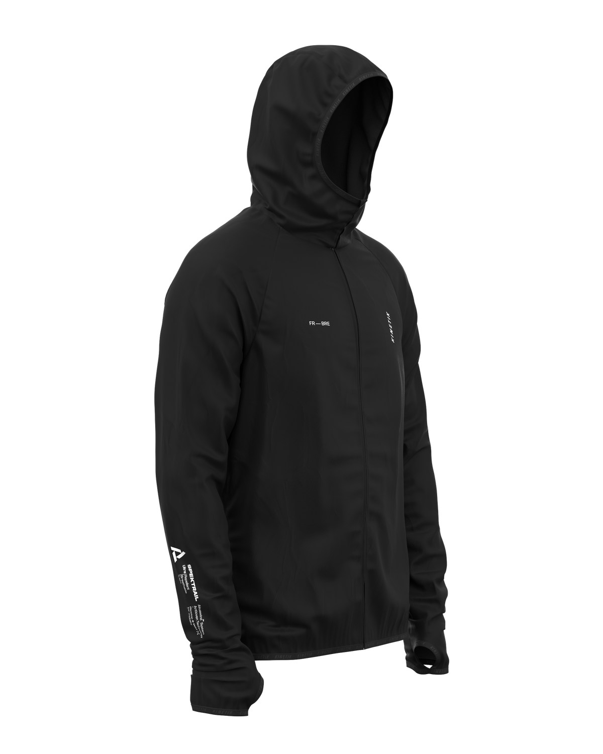 JACKET MEN SPEKTRAIL RDK BZH FLAG BLACK - Vestes trail-running - 4 - kinetik-adrenalink