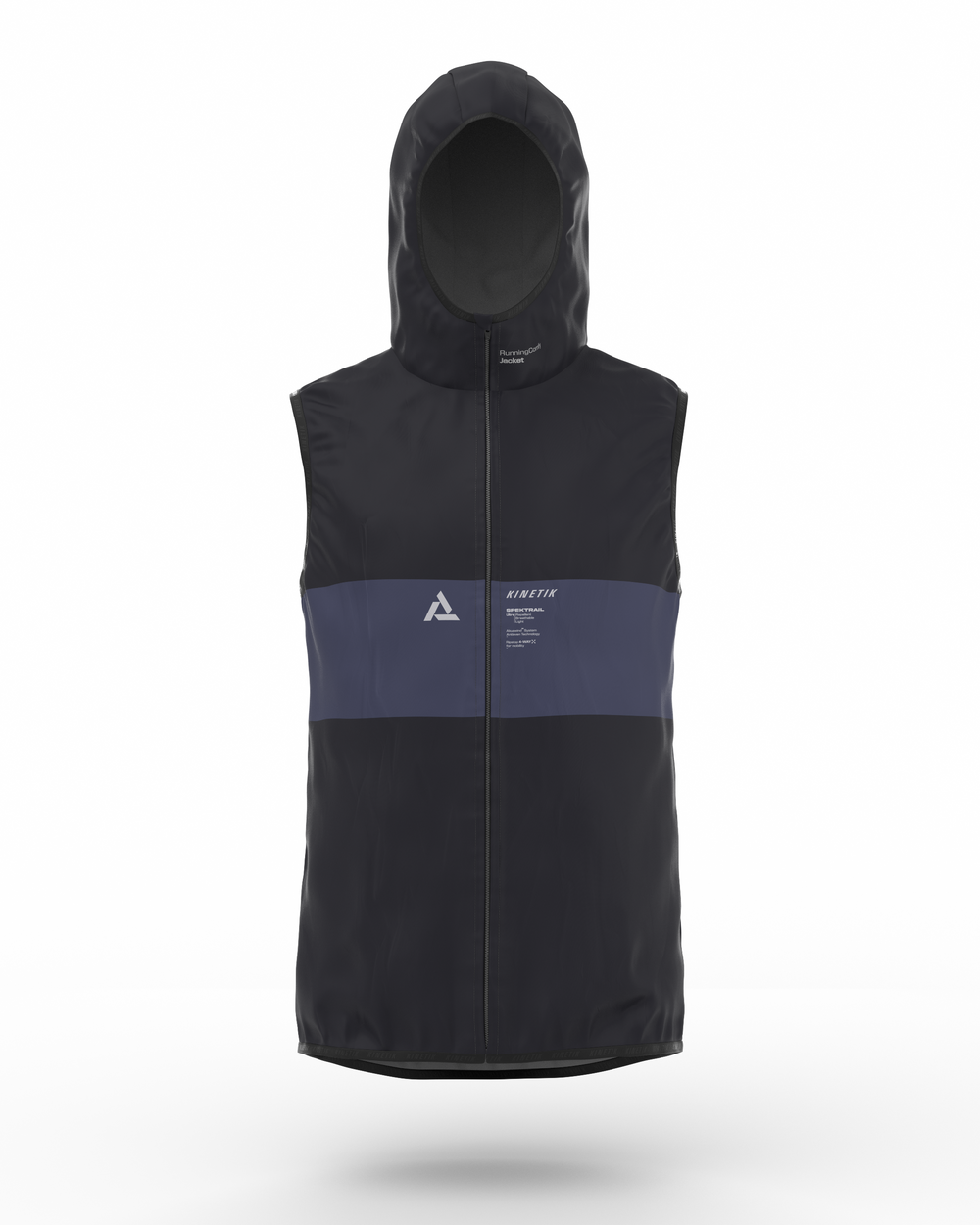 JACKET MEN SPEKTRAIL SL PIRATE BLACK - Vestes trail-running - 1 - kinetik-adrenalink