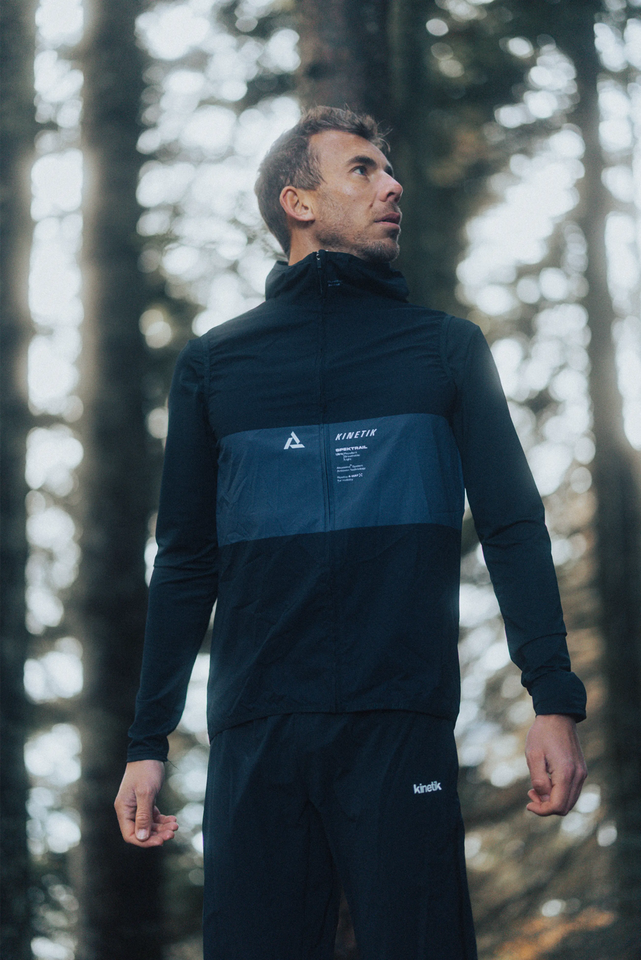 JACKET MEN SPEKTRAIL SL PIRATE BLACK - Vestes trail-running - 2 - kinetik-adrenalink