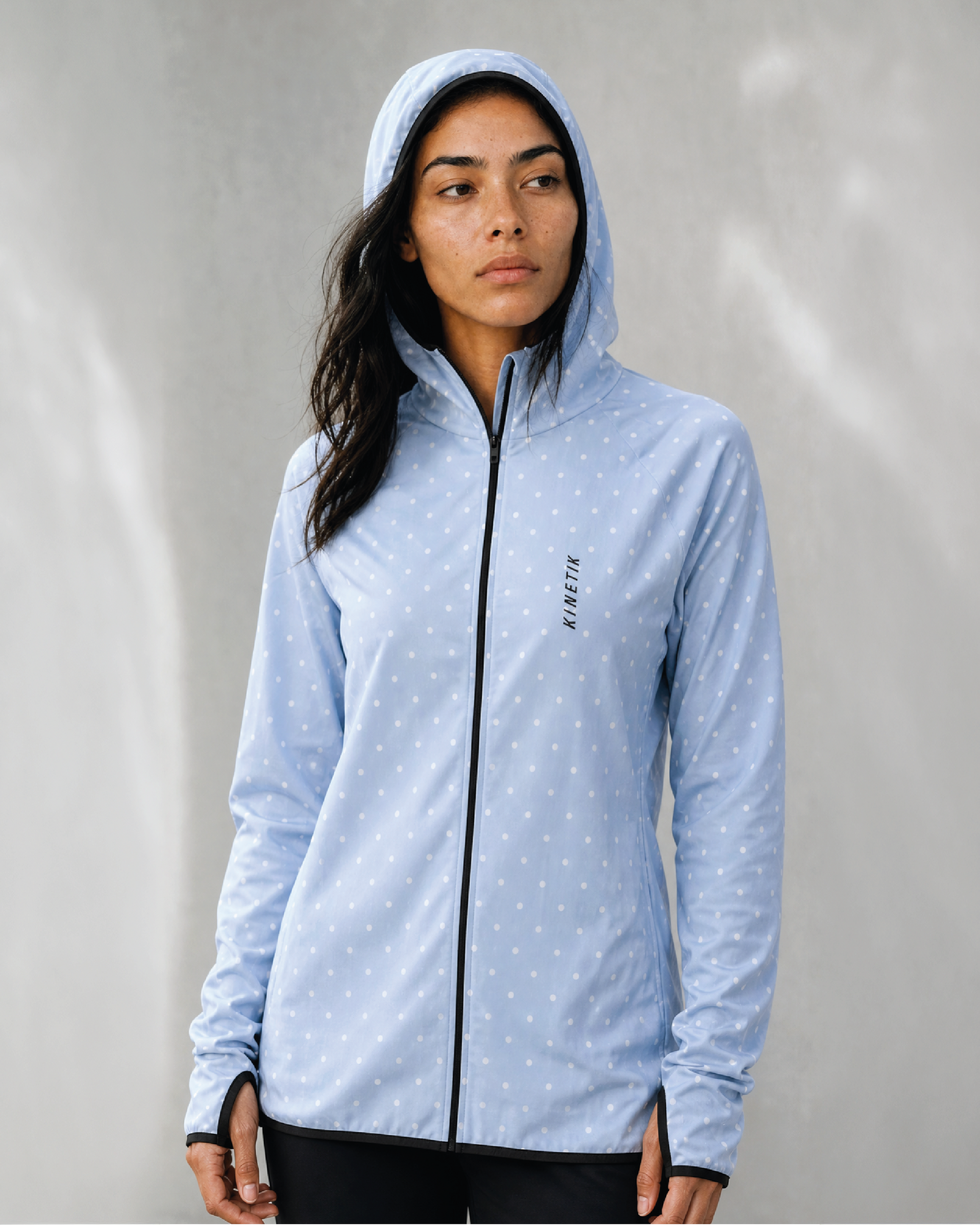 JACKET WOMEN SPEKTRAIL DOTY BLUSH BLUE - Vestes trail-running - 2 - kinetik-adrenalink