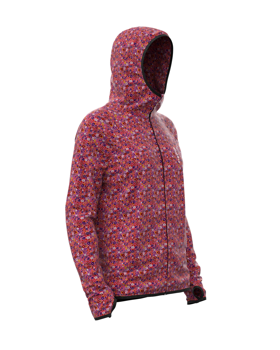 JACKET WOMEN SPEKTRAIL FLORAL CHERRY - Vestes trail-running - 3 - kinetik-adrenalink