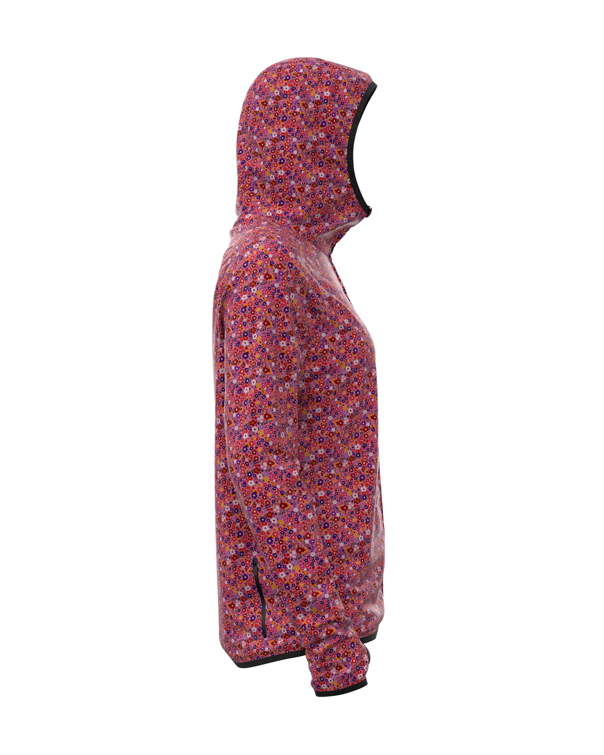 JACKET WOMEN SPEKTRAIL FLORAL CHERRY - Vestes trail-running - 4 - kinetik-adrenalink