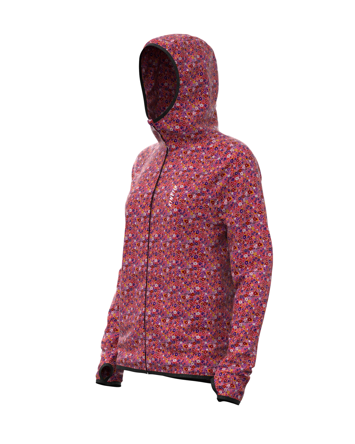 JACKET WOMEN SPEKTRAIL FLORAL CHERRY - Vestes trail-running - 9 - kinetik-adrenalink