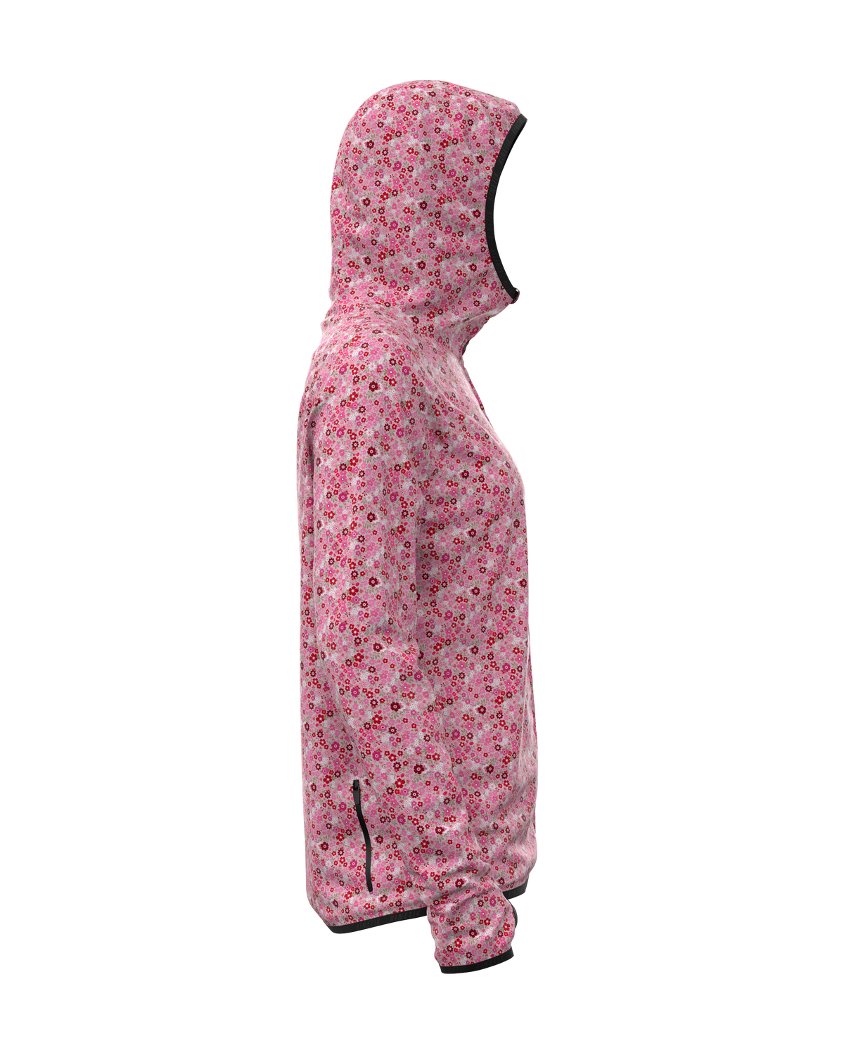 JACKET WOMEN SPEKTRAIL FLORAL MELLOW ROSE - Vestes trail-running - 4 - kinetik-adrenalink