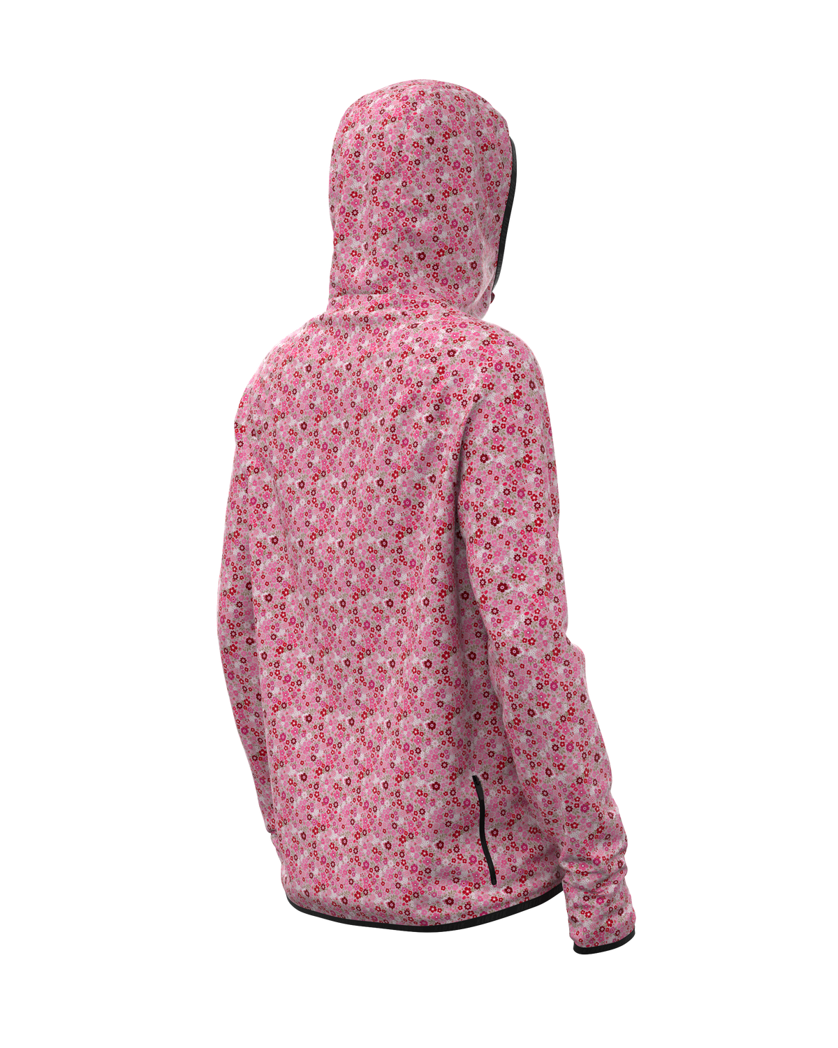 JACKET WOMEN SPEKTRAIL FLORAL MELLOW ROSE - Vestes trail-running - 5 - kinetik-adrenalink